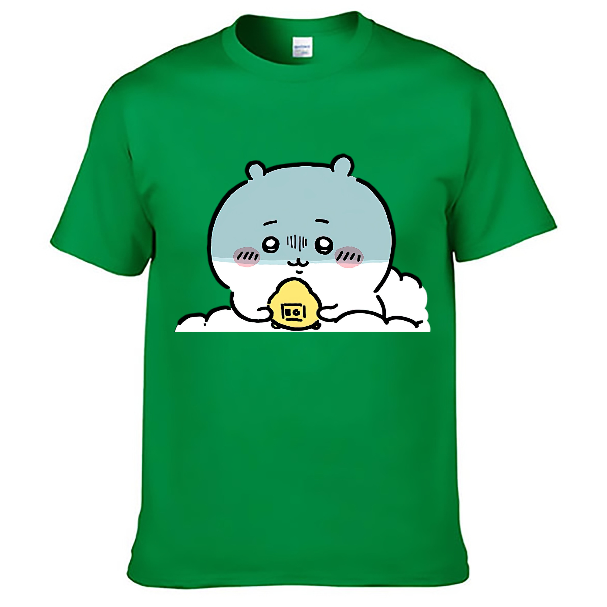 （画像用） ちいかわ ちいかわ Chii-kawa chiikawa レディースカジュアルプリントTシャツ（綿100％）