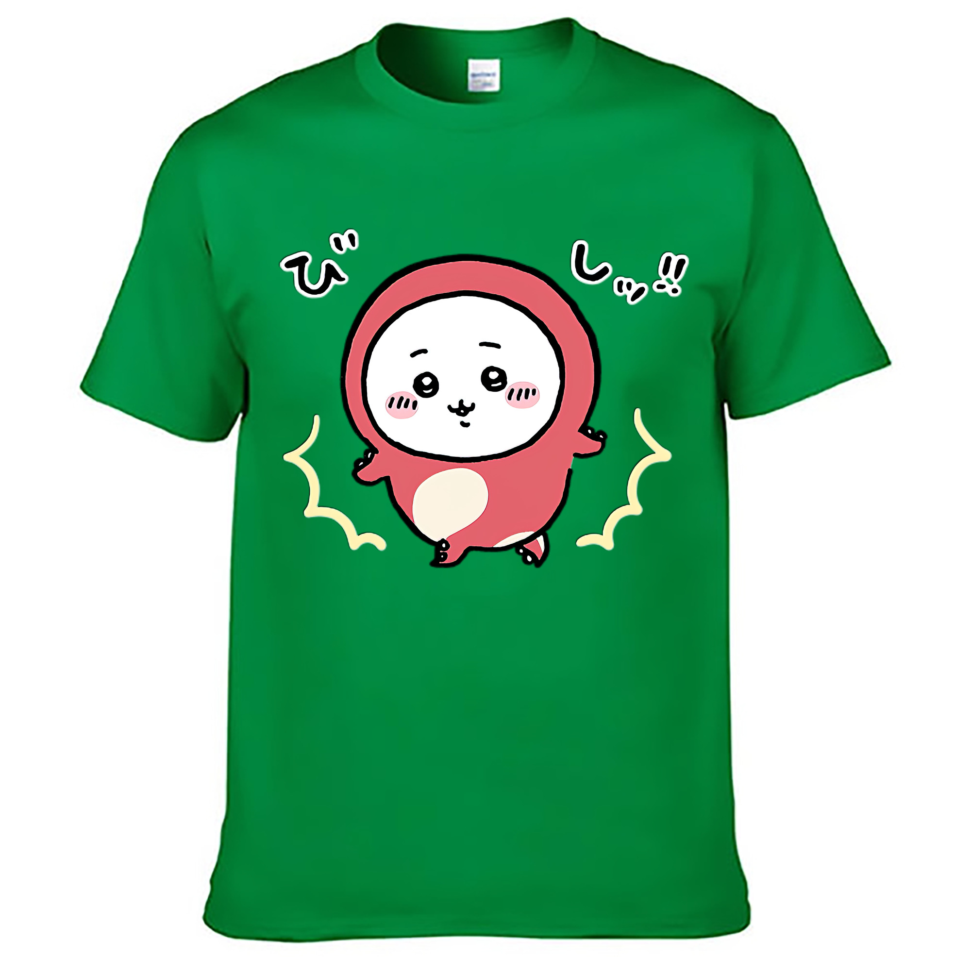 （画像用） ちいかわ ちいかわ Chii-kawa chiikawa レディースカジュアルプリントTシャツ（綿100％）