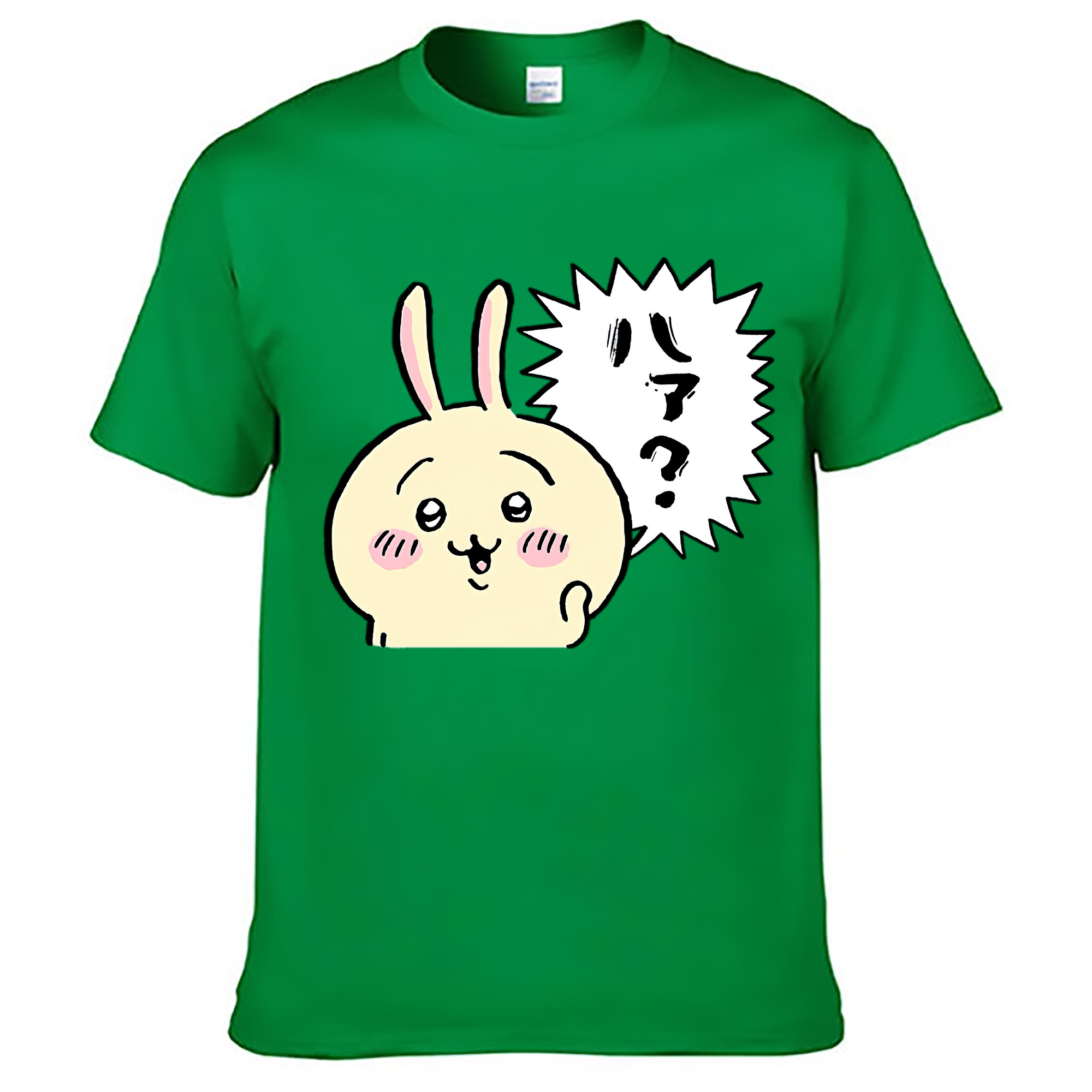 （画像用） ちいかわ うさぎ Chii-kawa usagi レディースカジュアルプリントTシャツ（綿100％）