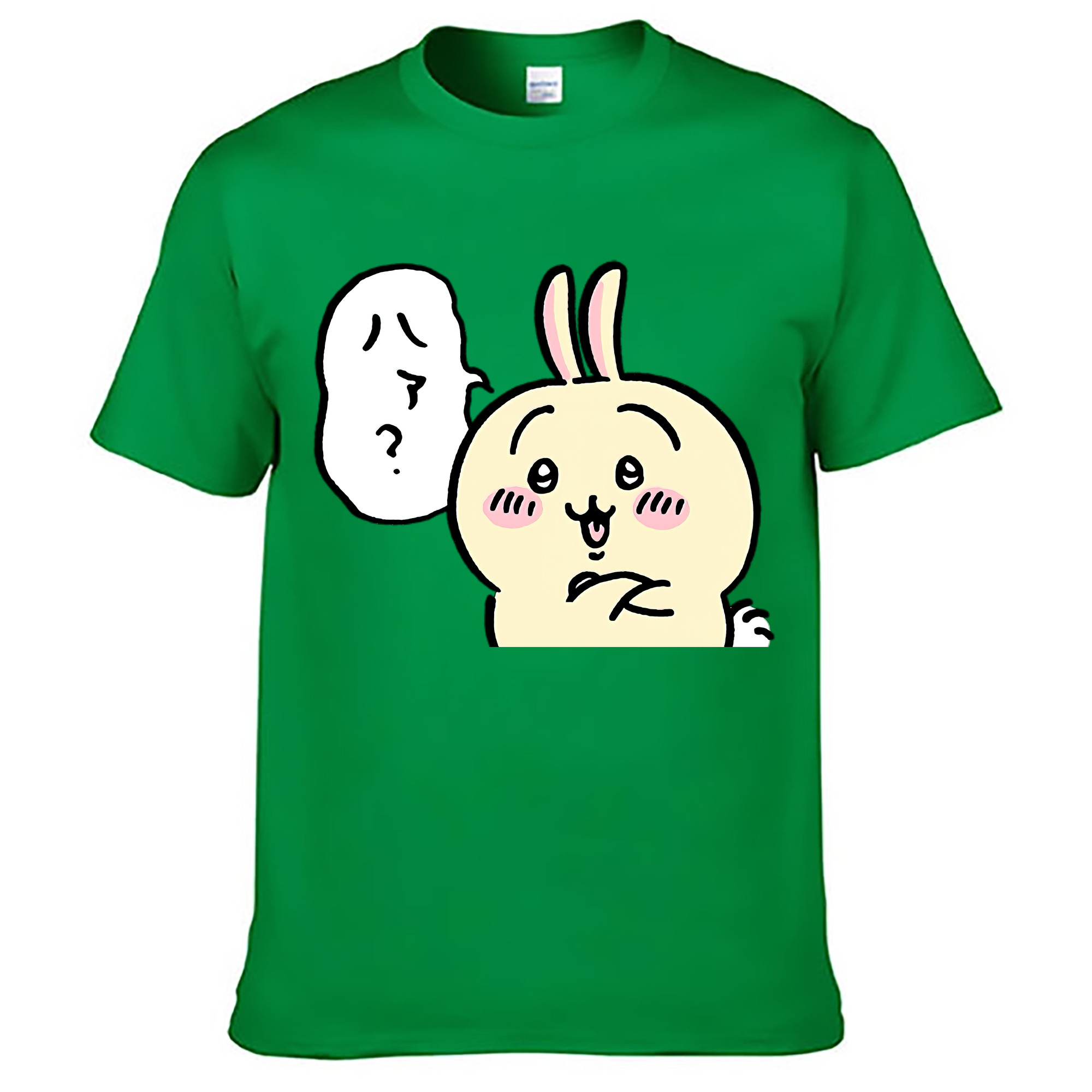 （画像用） ちいかわ うさぎ Chii-kawa usagi レディースカジュアルプリントTシャツ（綿100％）