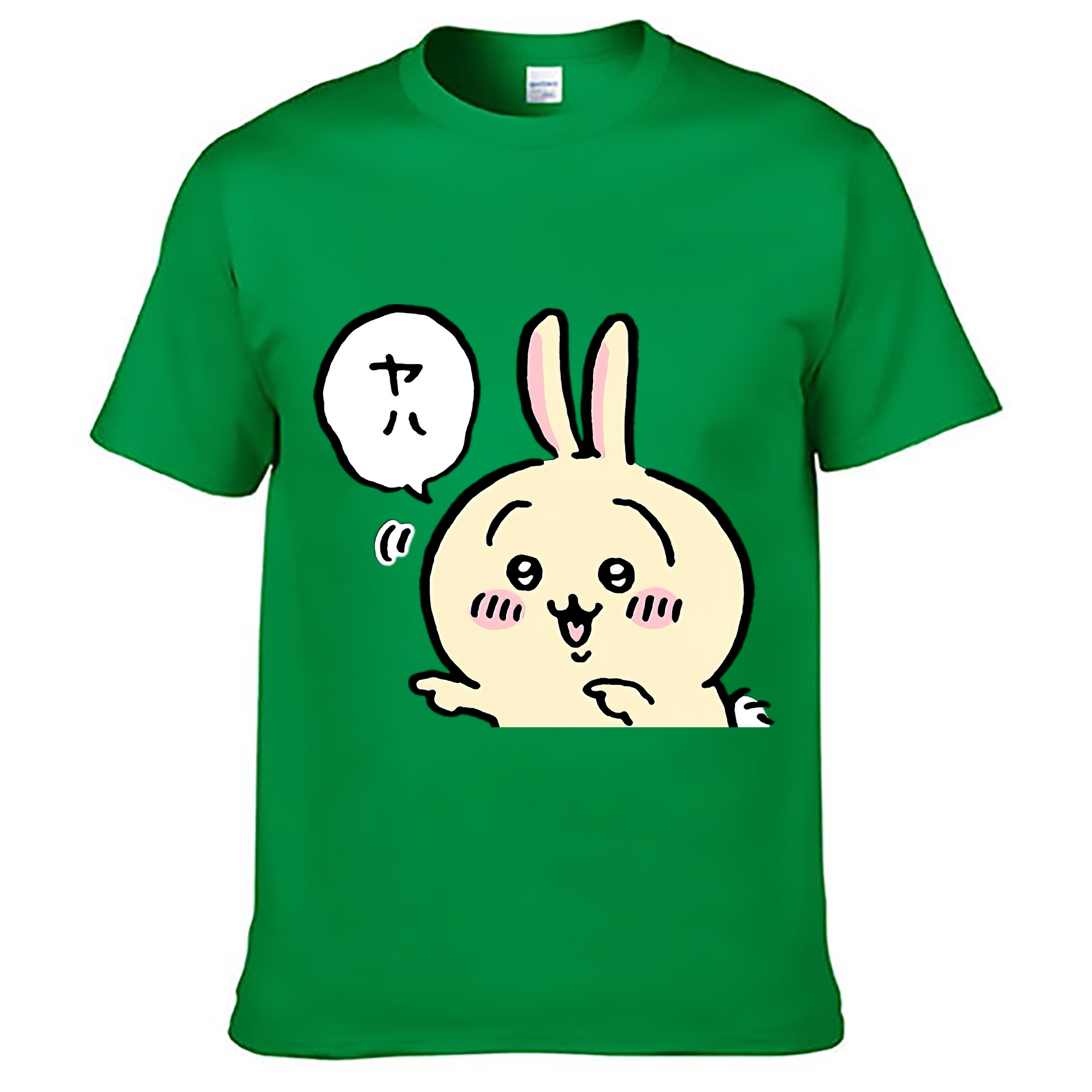 （画像用） ちいかわ うさぎ Chii-kawa usagi レディースカジュアルプリントTシャツ（綿100％）