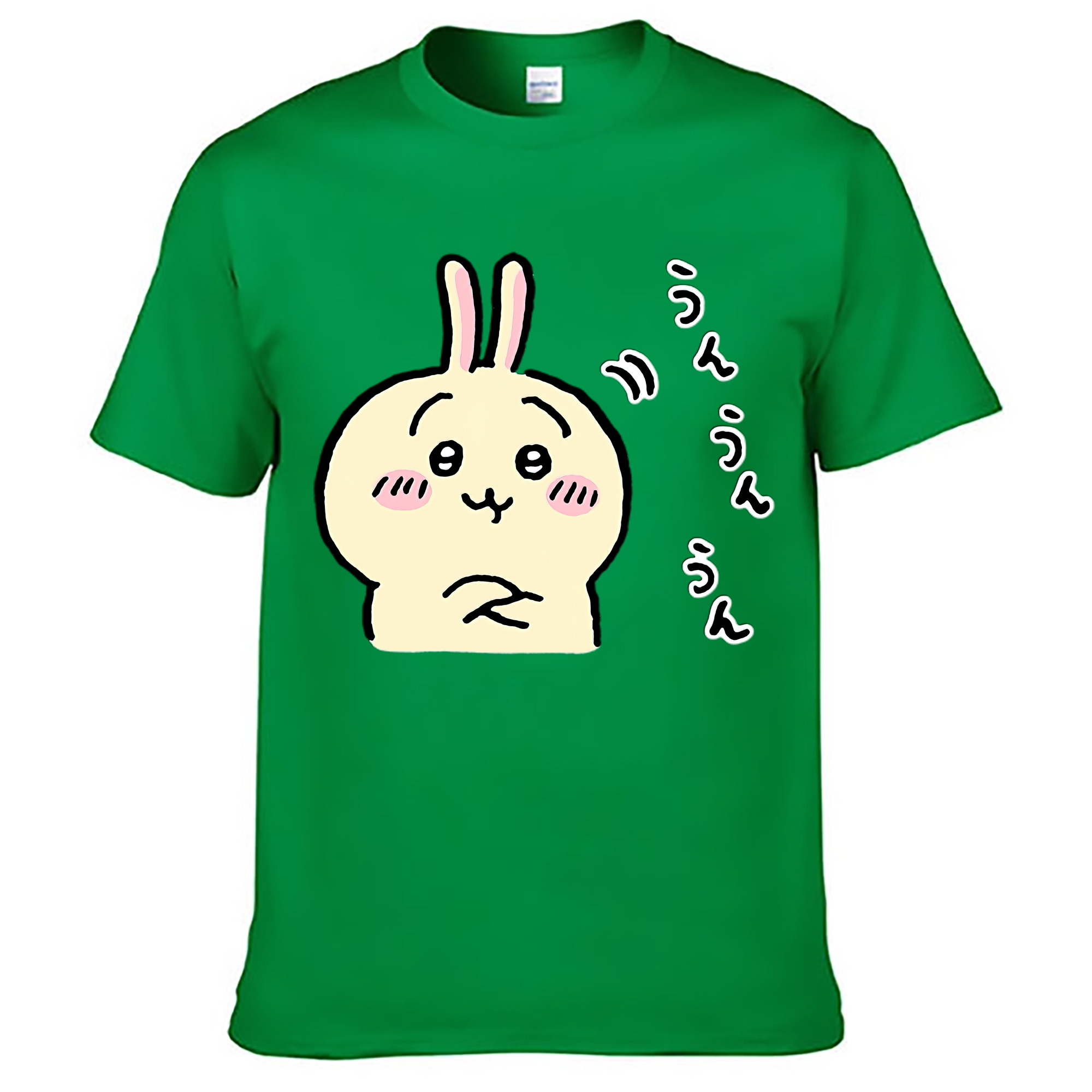 （画像用） ちいかわ うさぎ Chii-kawa usagi レディースカジュアルプリントTシャツ（綿100％）
