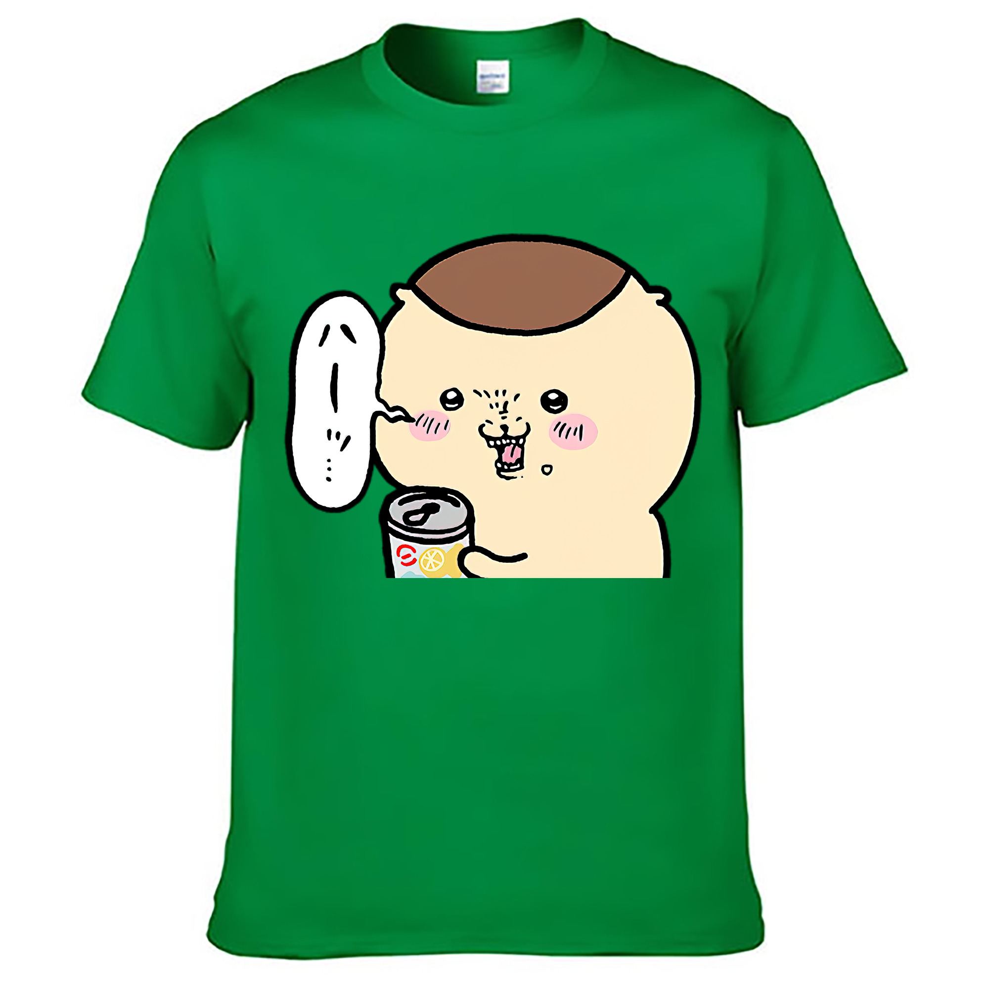 （画像用） ちいかわ くりまんじゅう Chii-kawa kuri manjū レディースカジュアルプリントTシャツ（綿100％）