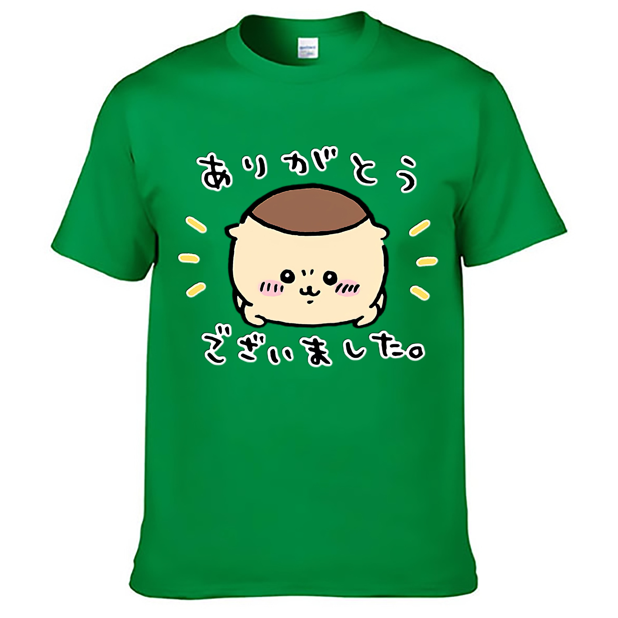 （画像用） ちいかわ くりまんじゅう Chii-kawa kuri manjū レディースカジュアルプリントTシャツ（綿100％）