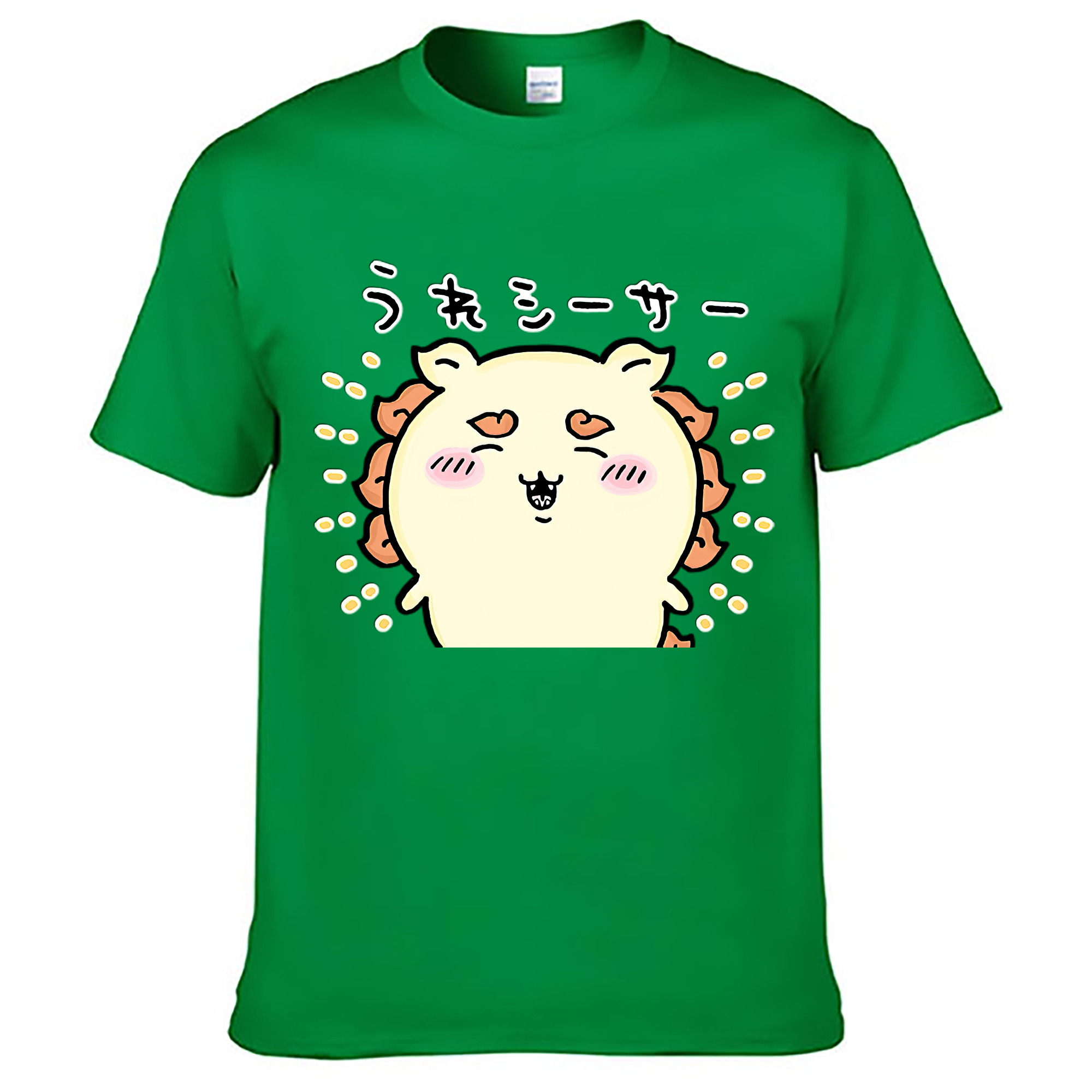 （画像用） ちいかわ シーサー Chii-kawa Shisa レディースカジュアルプリントTシャツ（綿100％）