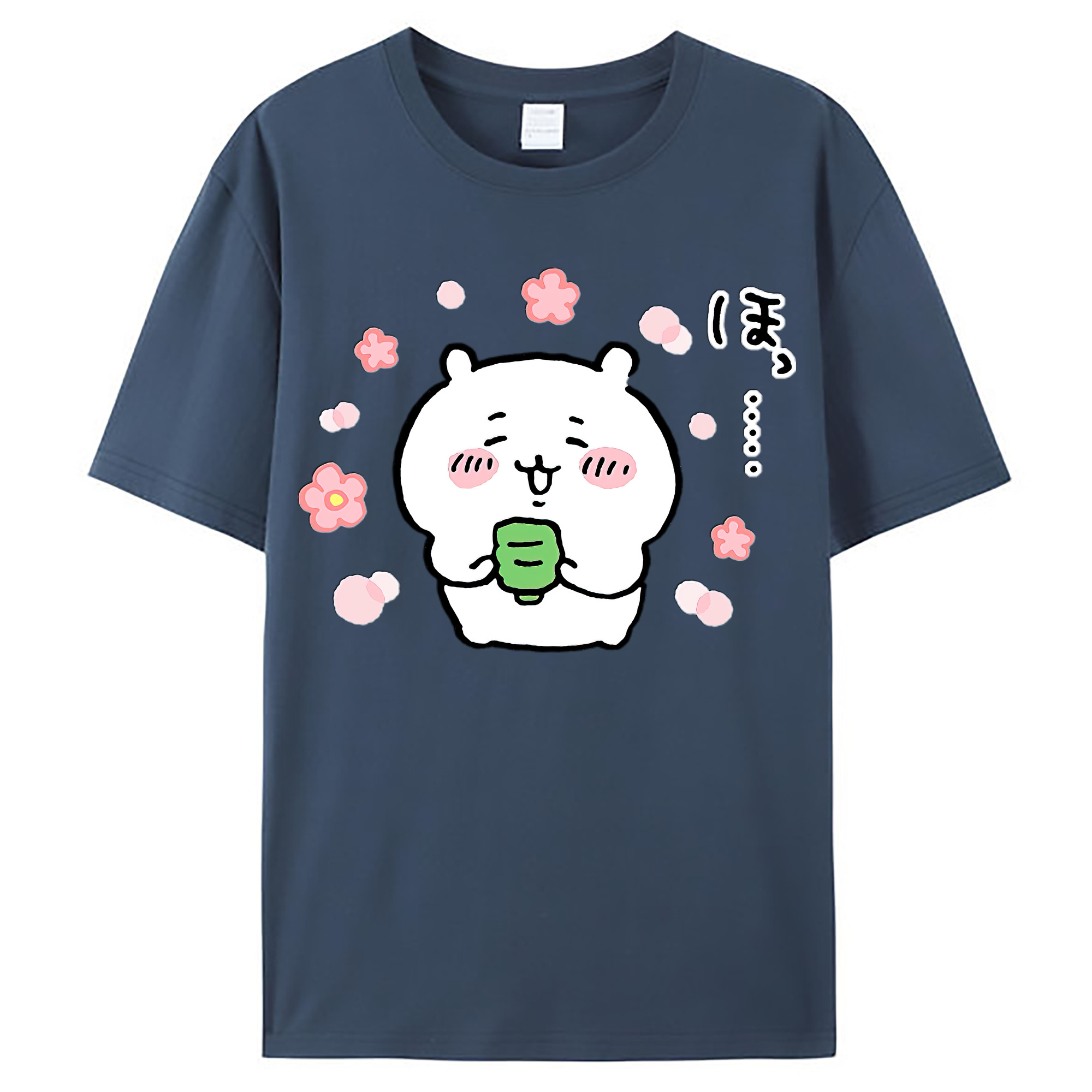（画像用） ちいかわ ちいかわ Chii-kawa chiikawa レディースカジュアルプリントTシャツ（綿100％）