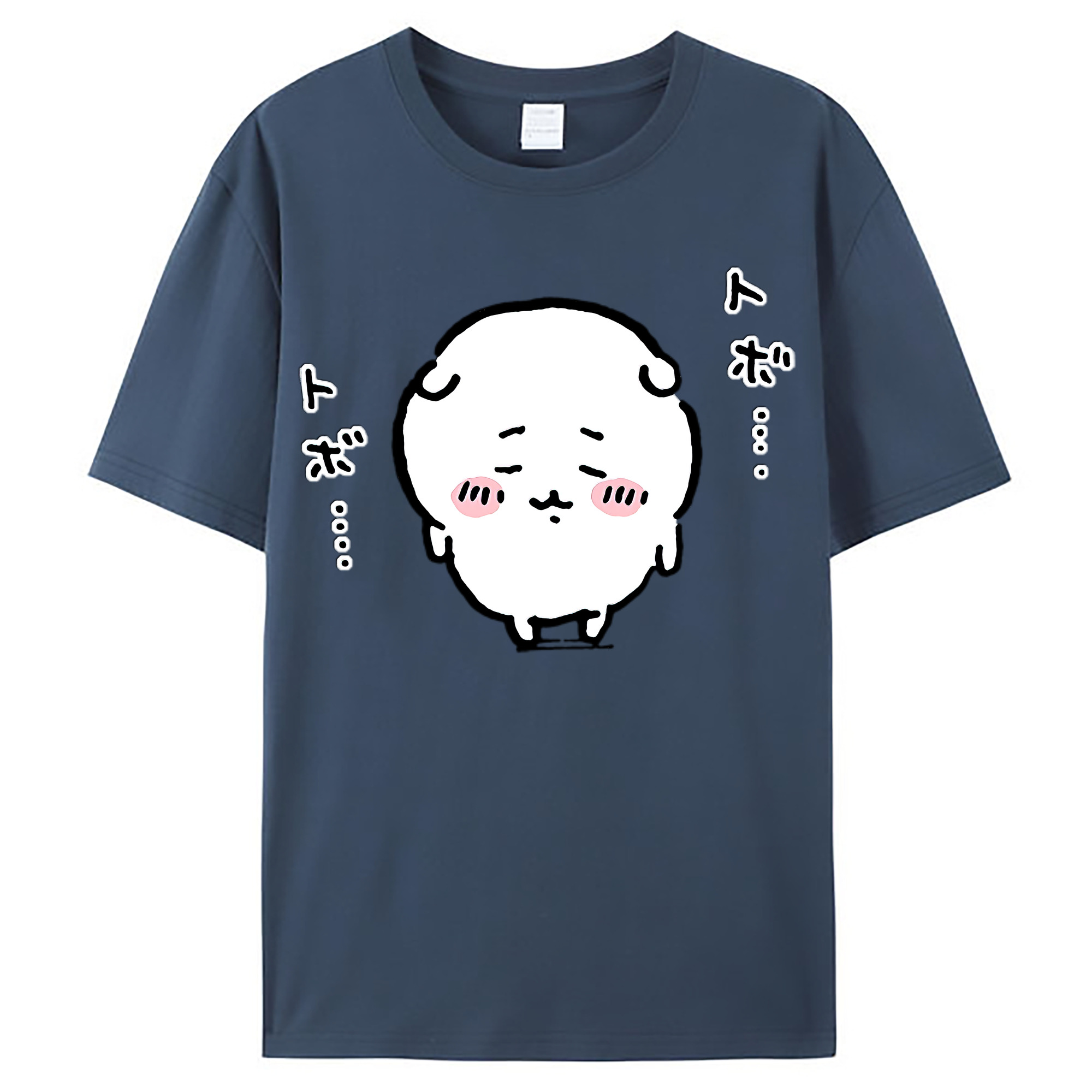 （画像用） ちいかわ ちいかわ Chii-kawa chiikawa レディースカジュアルプリントTシャツ（綿100％）