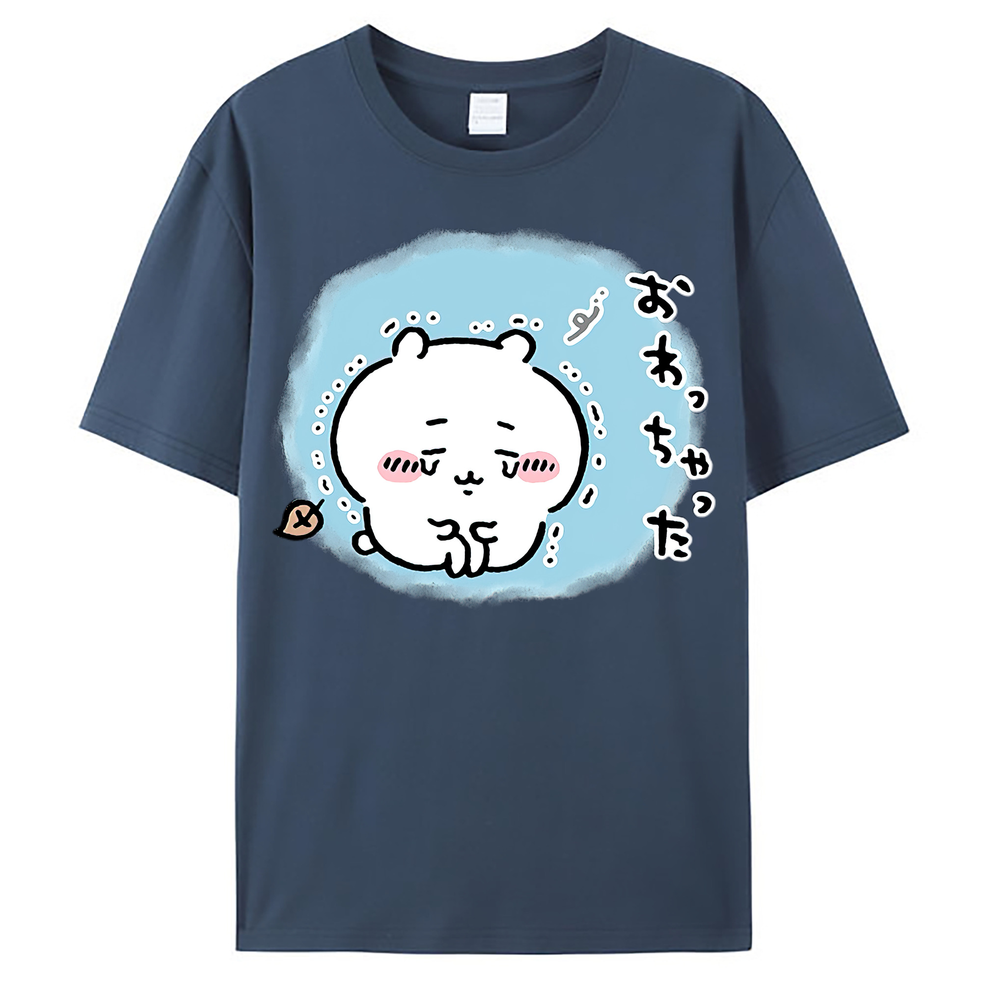 （画像用） ちいかわ ちいかわ Chii-kawa chiikawa レディースカジュアルプリントTシャツ（綿100％）