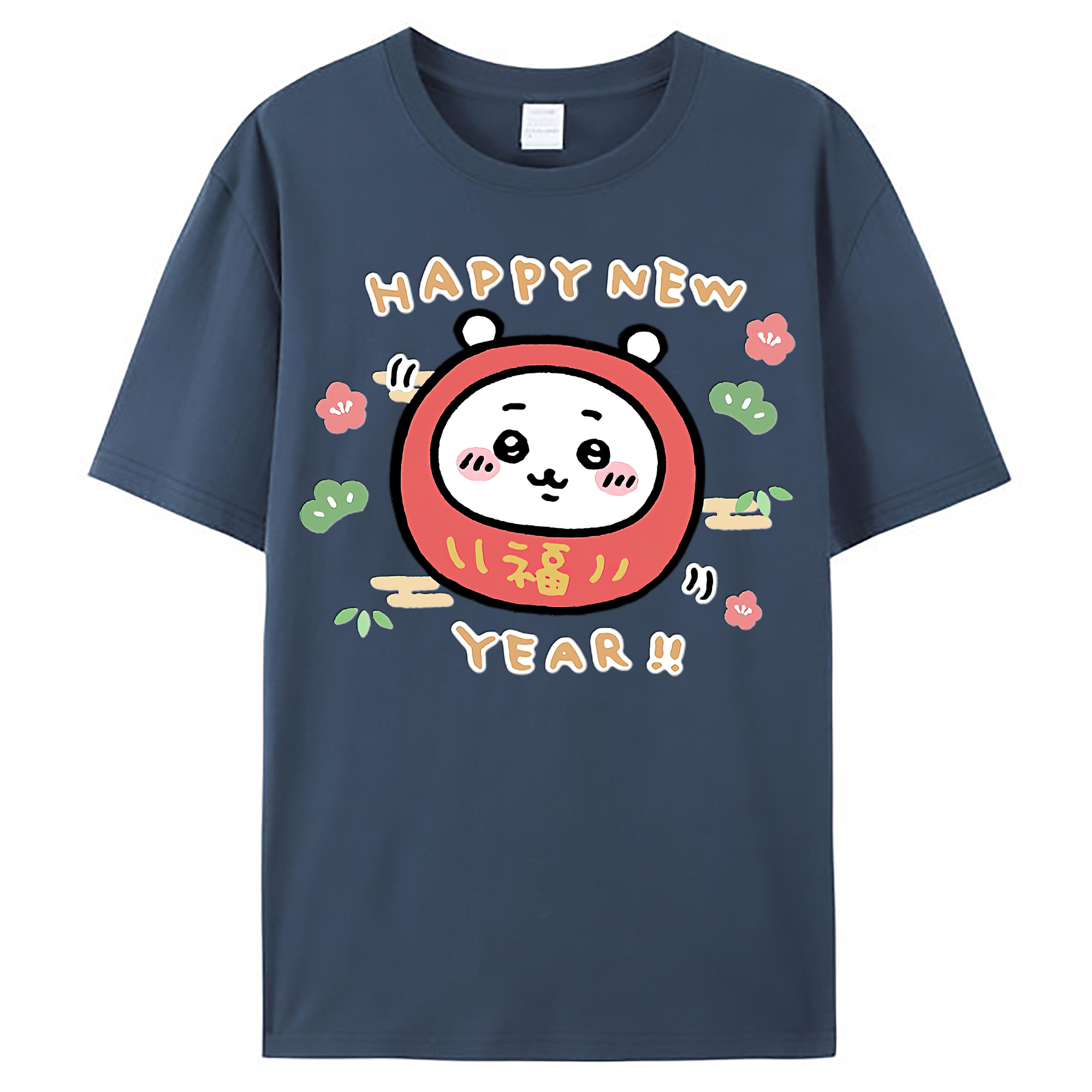 （画像用） ちいかわ ちいかわ Chii-kawa chiikawa レディースカジュアルプリントTシャツ（綿100％）