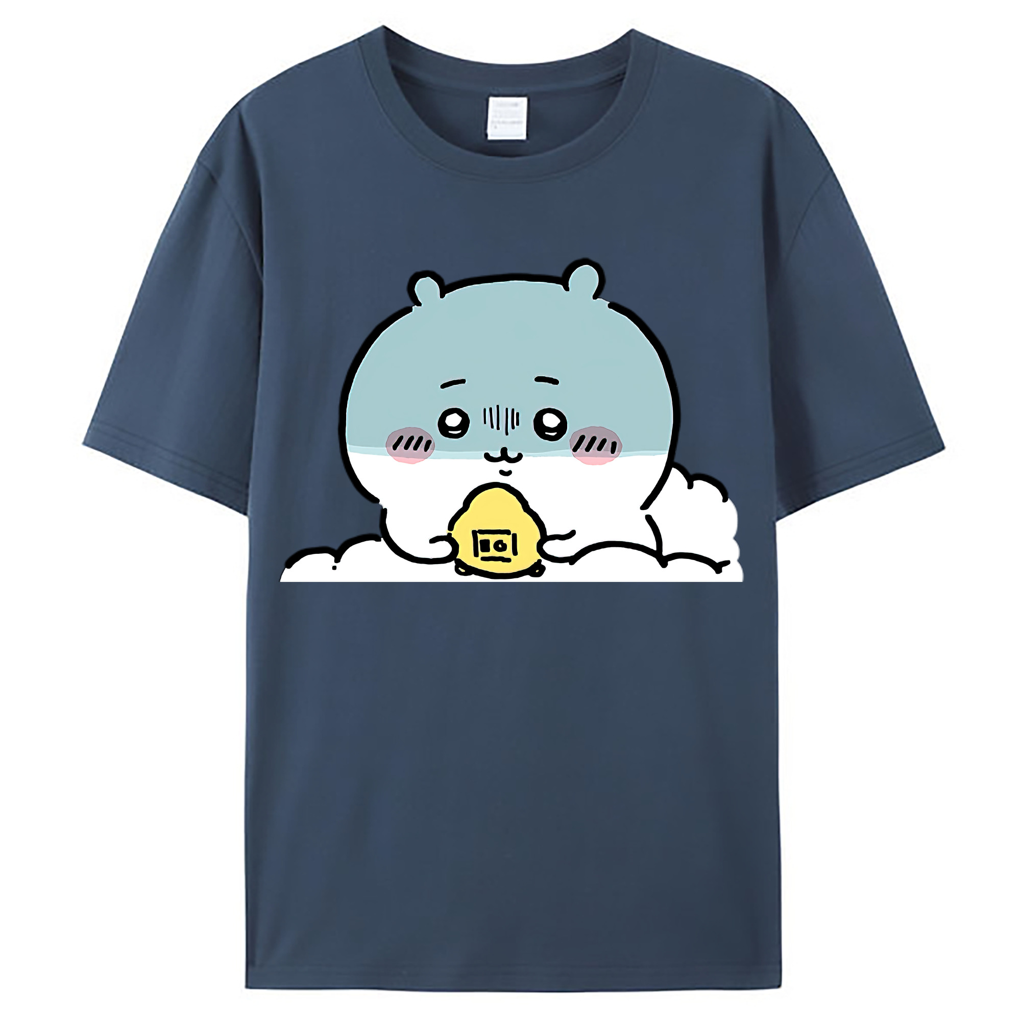 （画像用） ちいかわ ちいかわ Chii-kawa chiikawa レディースカジュアルプリントTシャツ（綿100％）