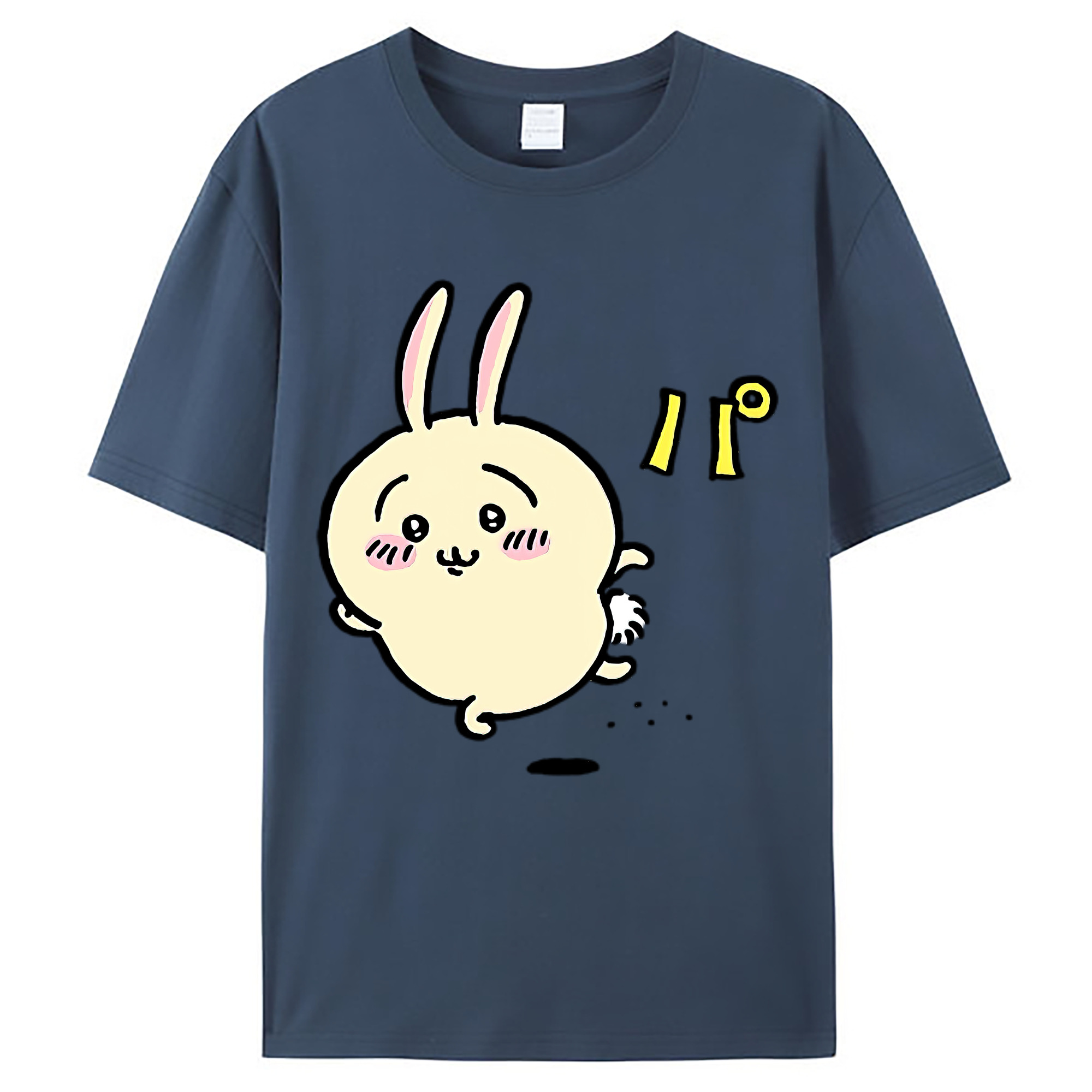 （画像用） ちいかわ うさぎ Chii-kawa usagi レディースカジュアルプリントTシャツ（綿100％）