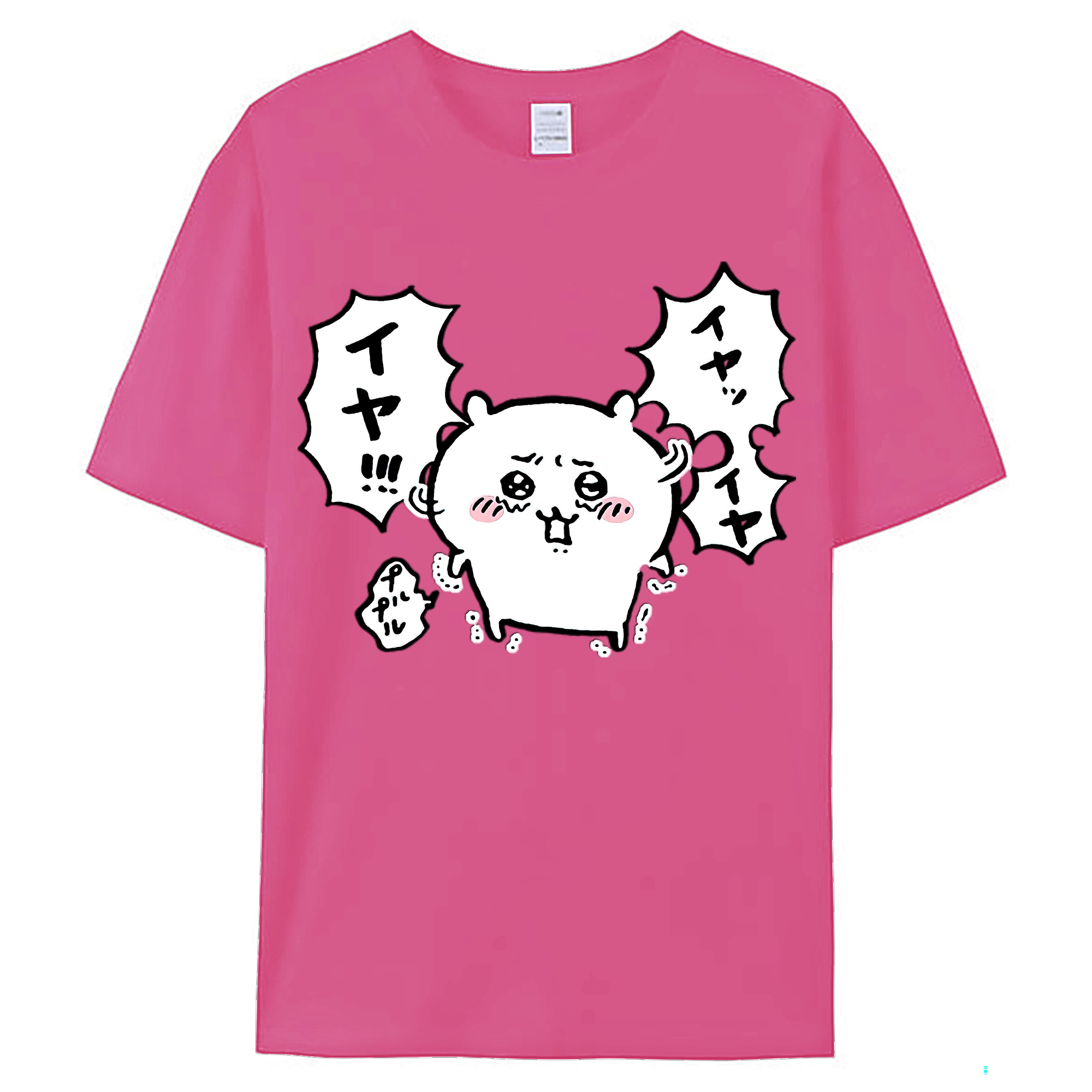 （画像用） ちいかわ ちいかわ Chii-kawa chiikawa レディースカジュアルプリントTシャツ（綿100％）