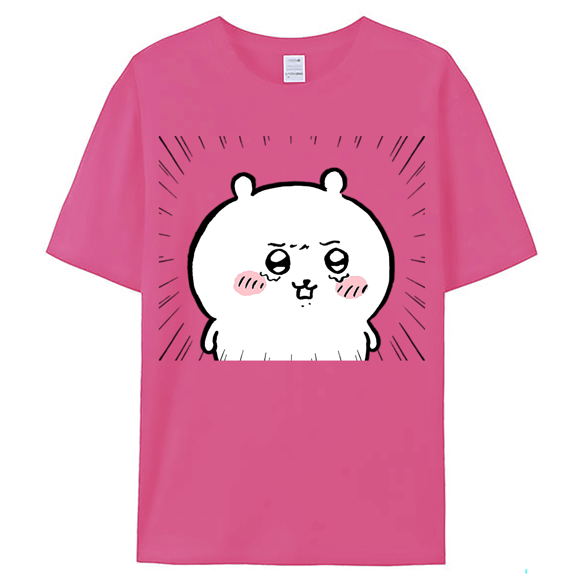 （画像用） ちいかわ ちいかわ Chii-kawa chiikawa レディースカジュアルプリントTシャツ（綿100％）