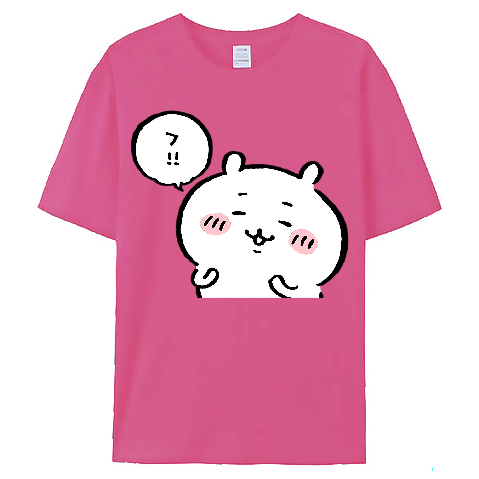 （画像用） ちいかわ ちいかわ Chii-kawa chiikawa レディースカジュアルプリントTシャツ（綿100％）