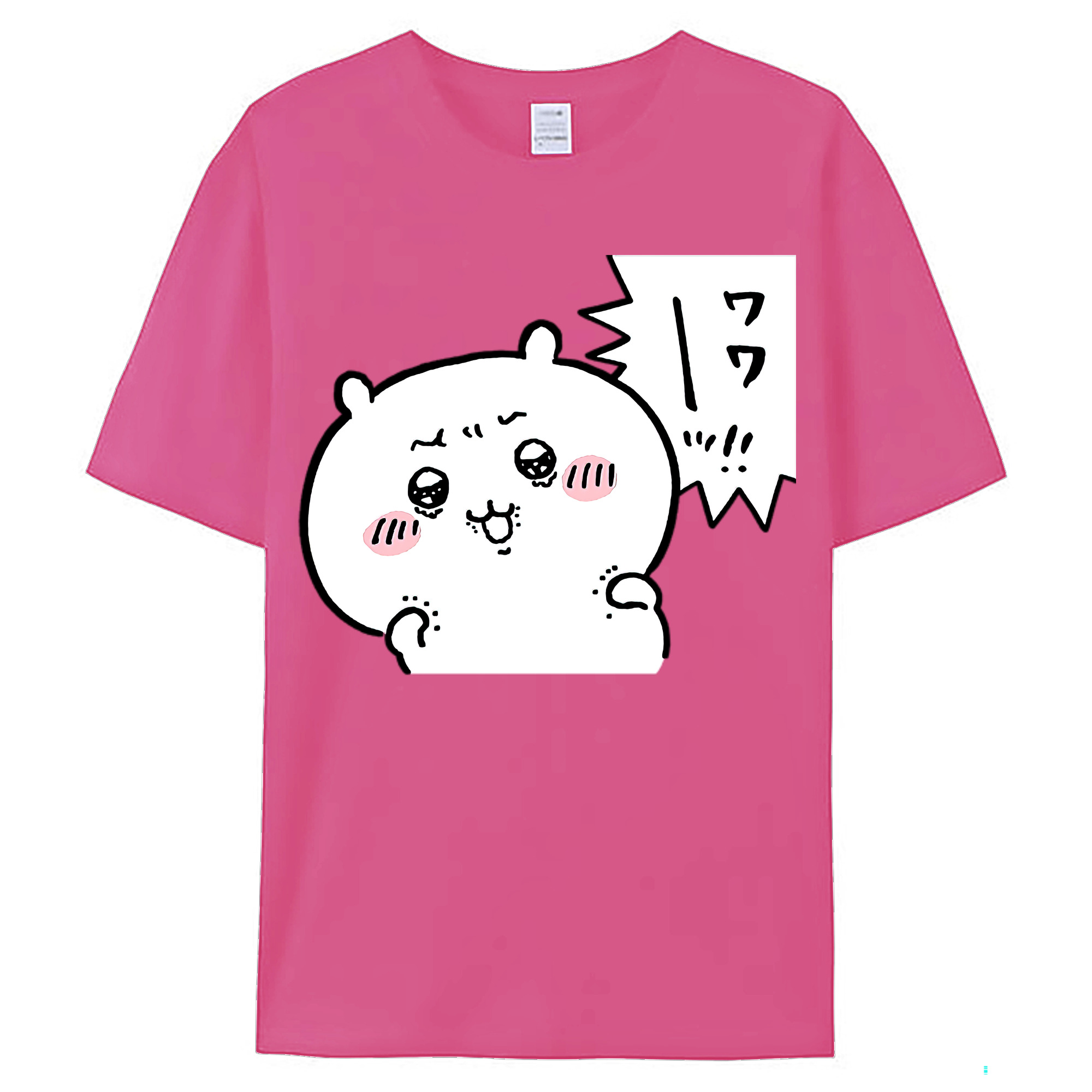 （画像用） ちいかわ ちいかわ Chii-kawa chiikawa レディースカジュアルプリントTシャツ（綿100％）