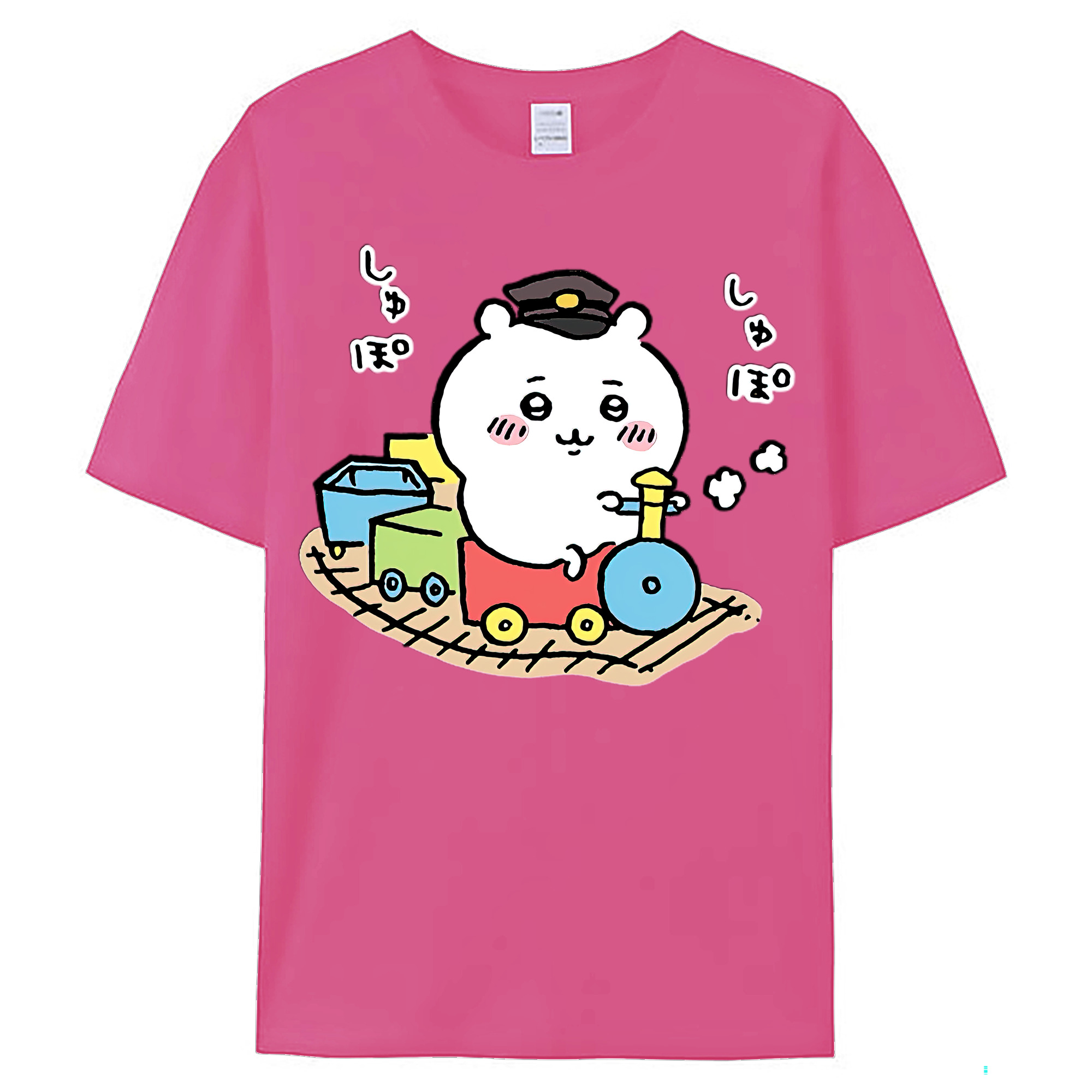 （画像用） ちいかわ ちいかわ Chii-kawa chiikawa レディースカジュアルプリントTシャツ（綿100％）