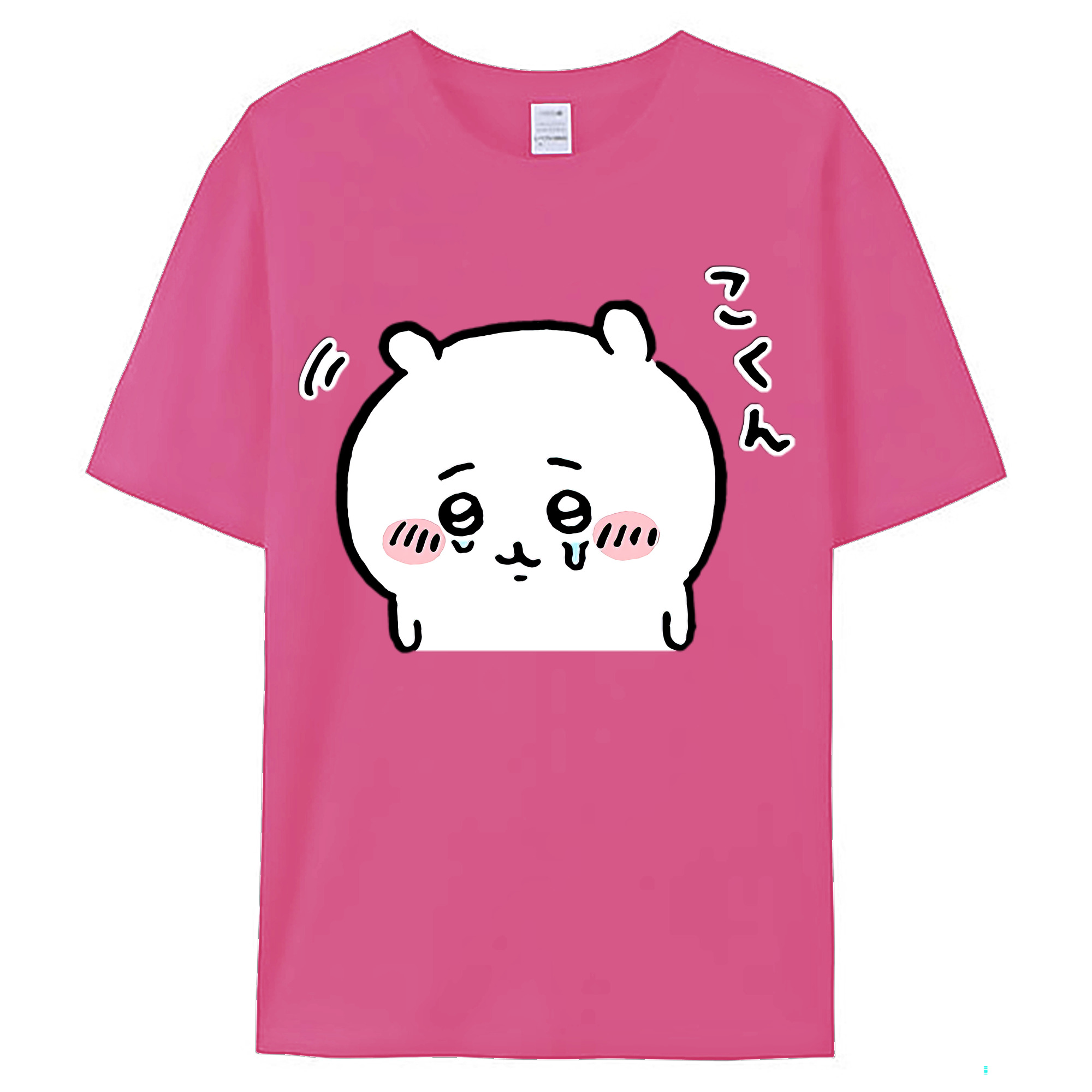 （画像用） ちいかわ ちいかわ Chii-kawa chiikawa レディースカジュアルプリントTシャツ（綿100％）