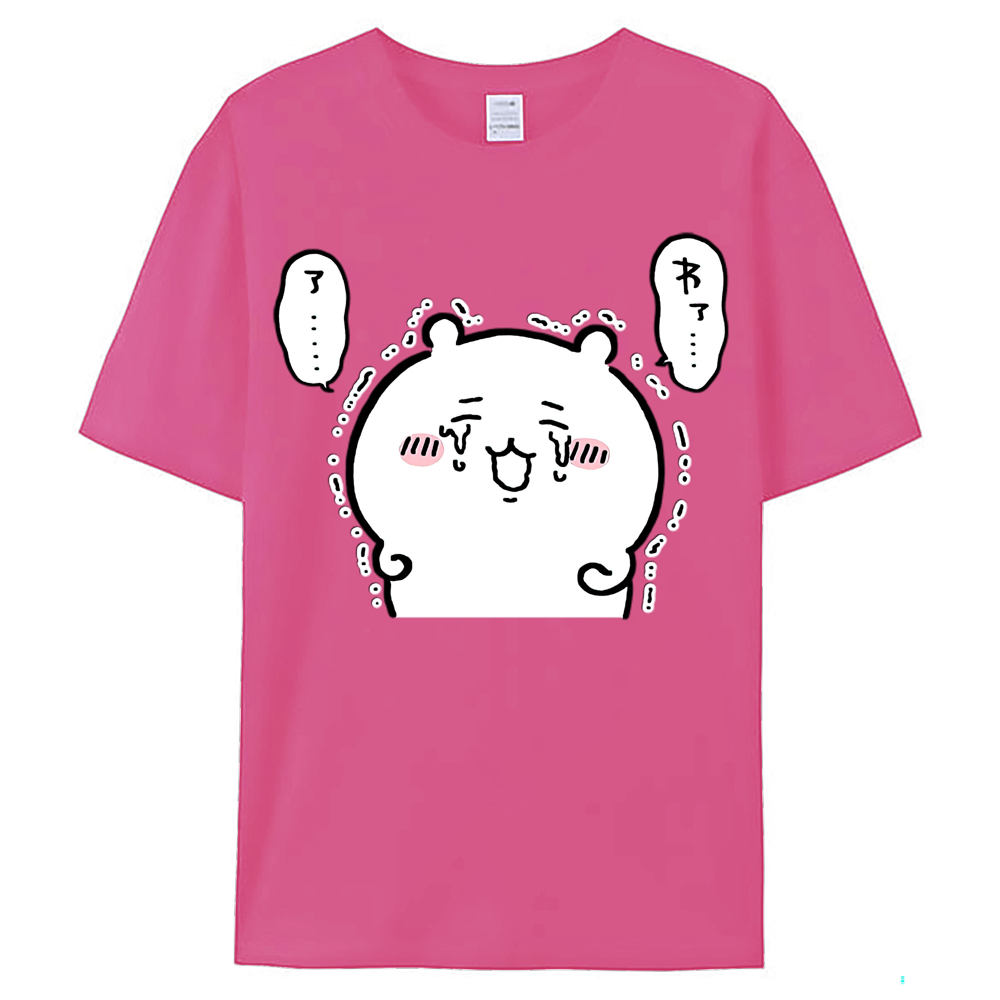 （画像用） ちいかわ ちいかわ Chii-kawa chiikawa レディースカジュアルプリントTシャツ（綿100％）