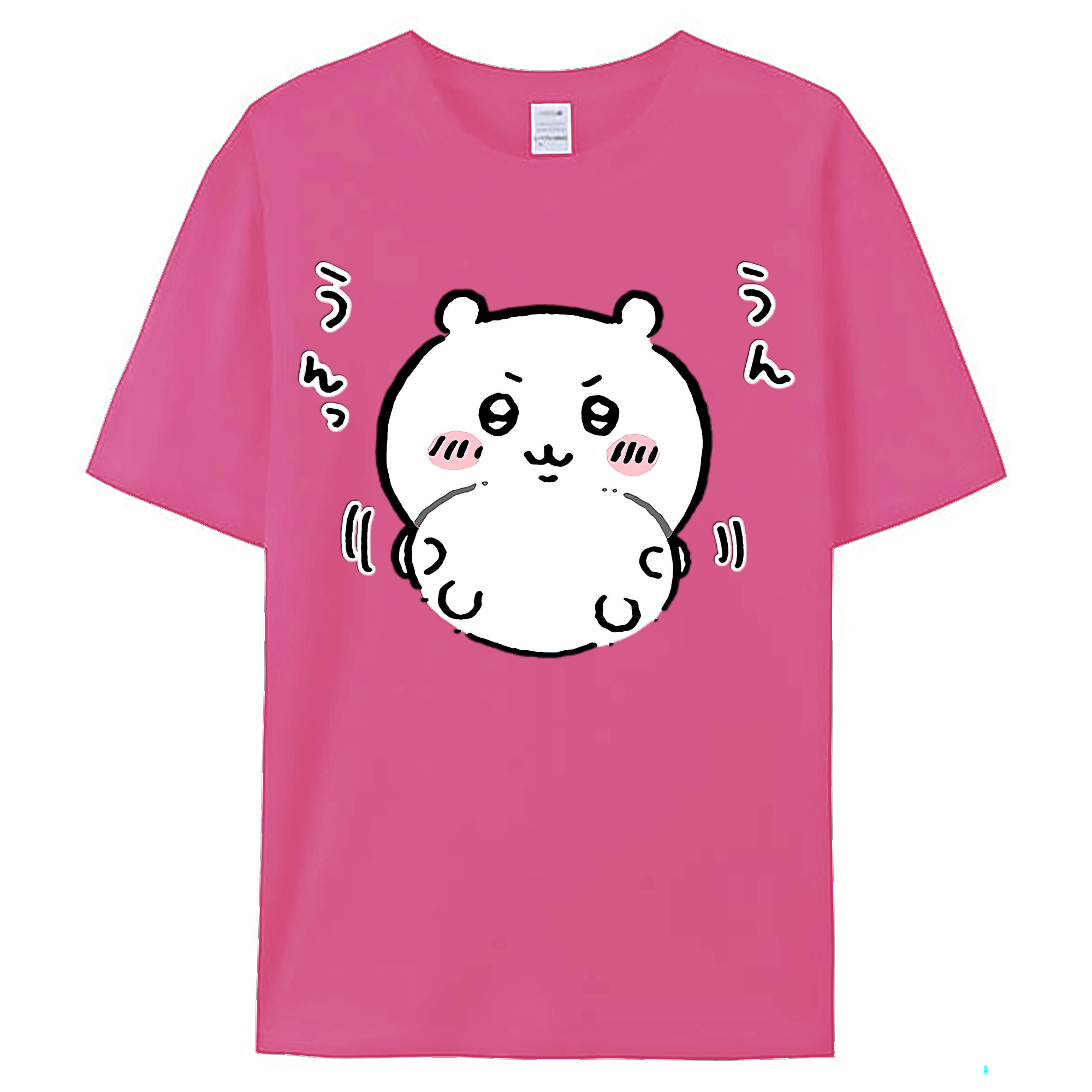 （画像用） ちいかわ ちいかわ Chii-kawa chiikawa レディースカジュアルプリントTシャツ（綿100％）