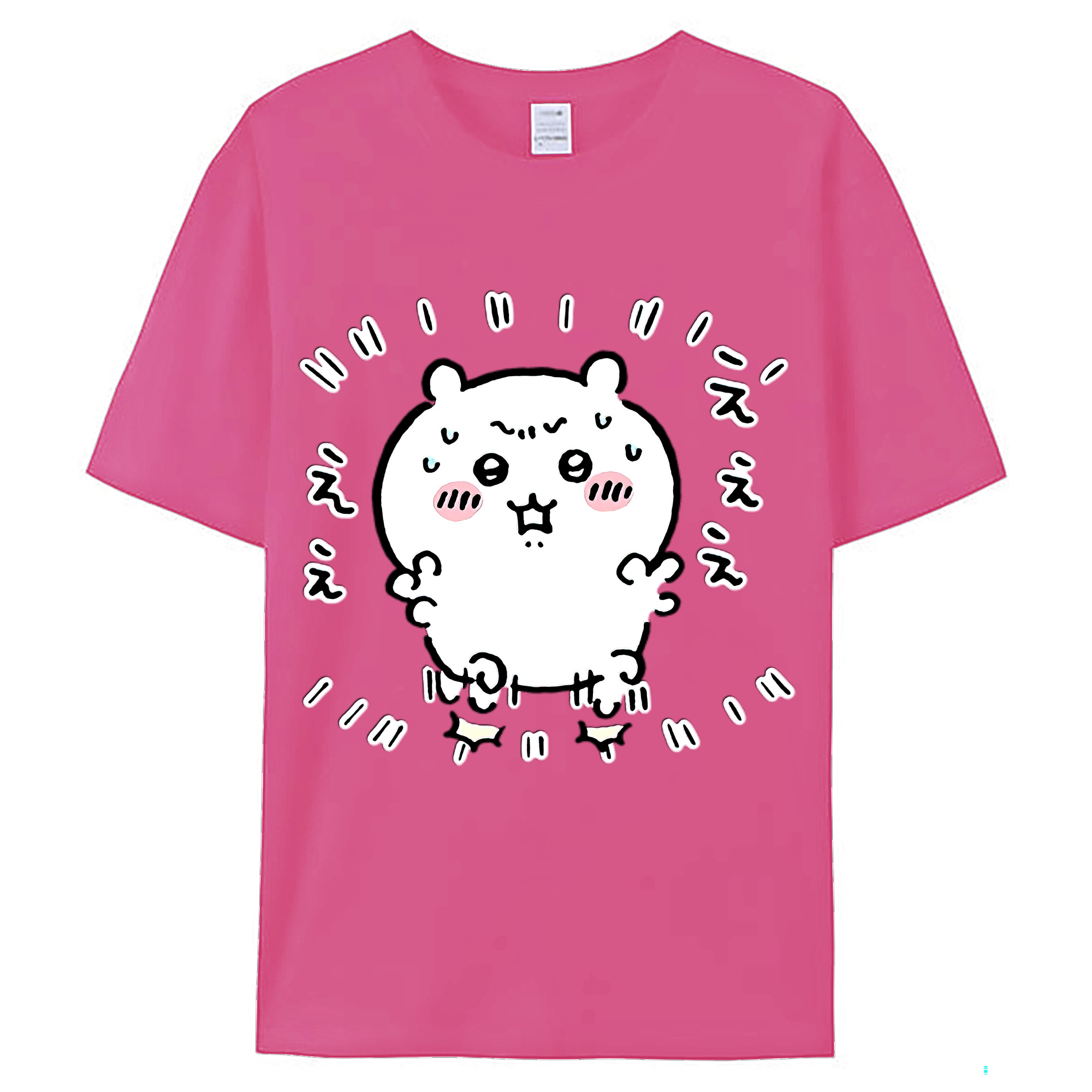 （画像用） ちいかわ ちいかわ Chii-kawa chiikawa レディースカジュアルプリントTシャツ（綿100％）