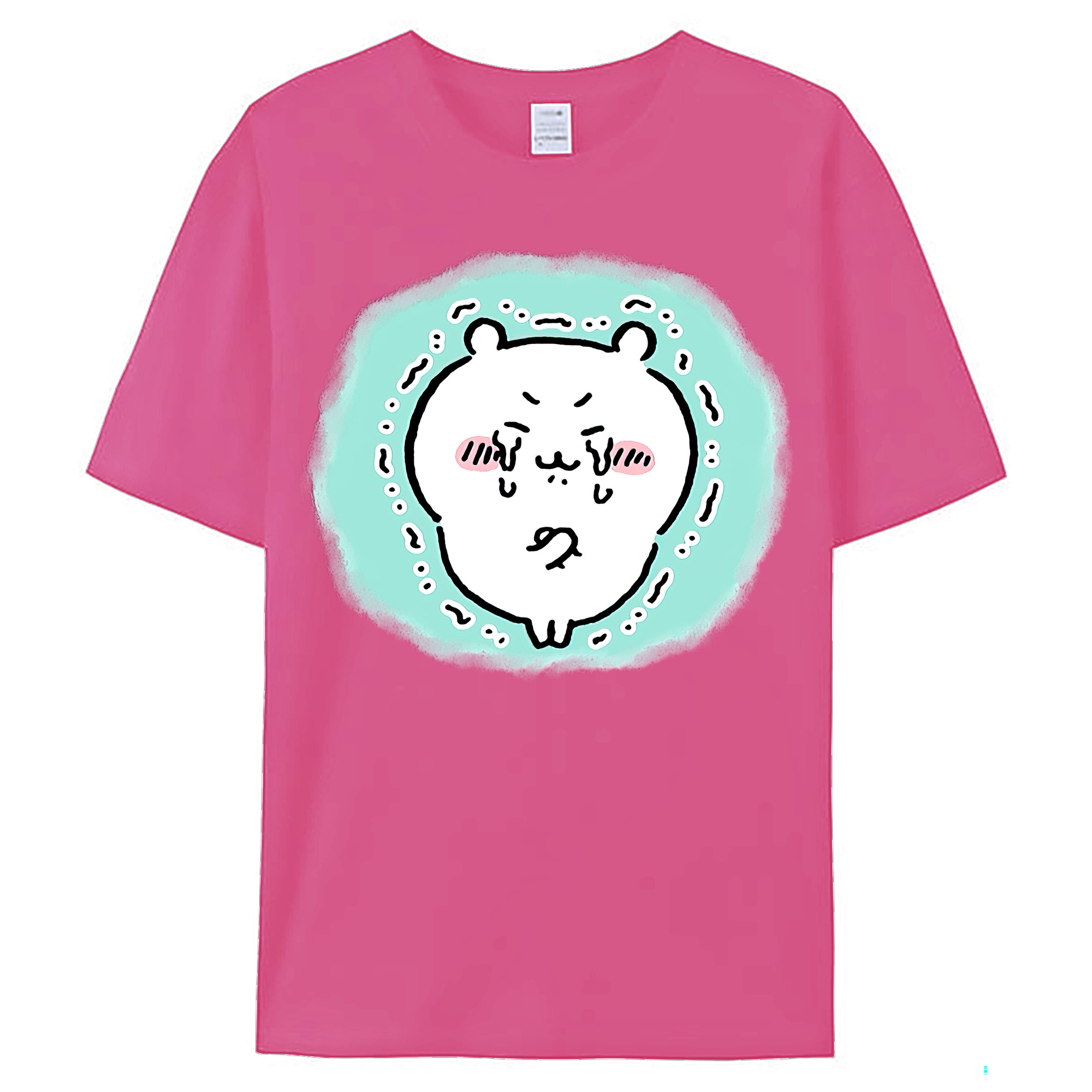 （画像用） ちいかわ ちいかわ Chii-kawa chiikawa レディースカジュアルプリントTシャツ（綿100％）