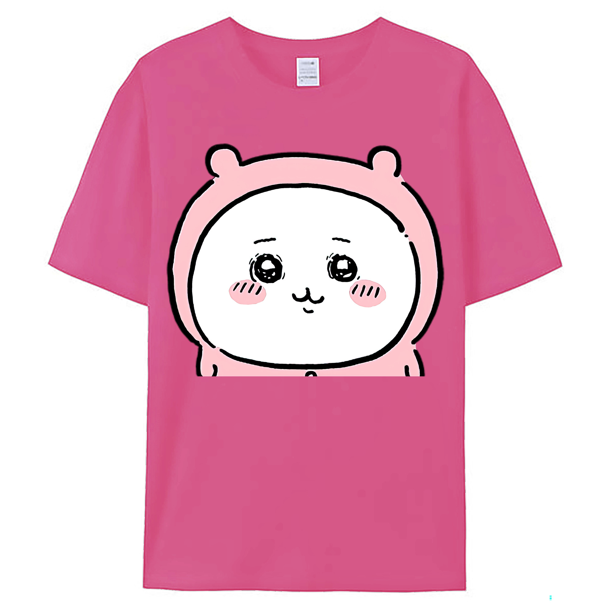 （画像用） ちいかわ ちいかわ Chii-kawa chiikawa レディースカジュアルプリントTシャツ（綿100％）