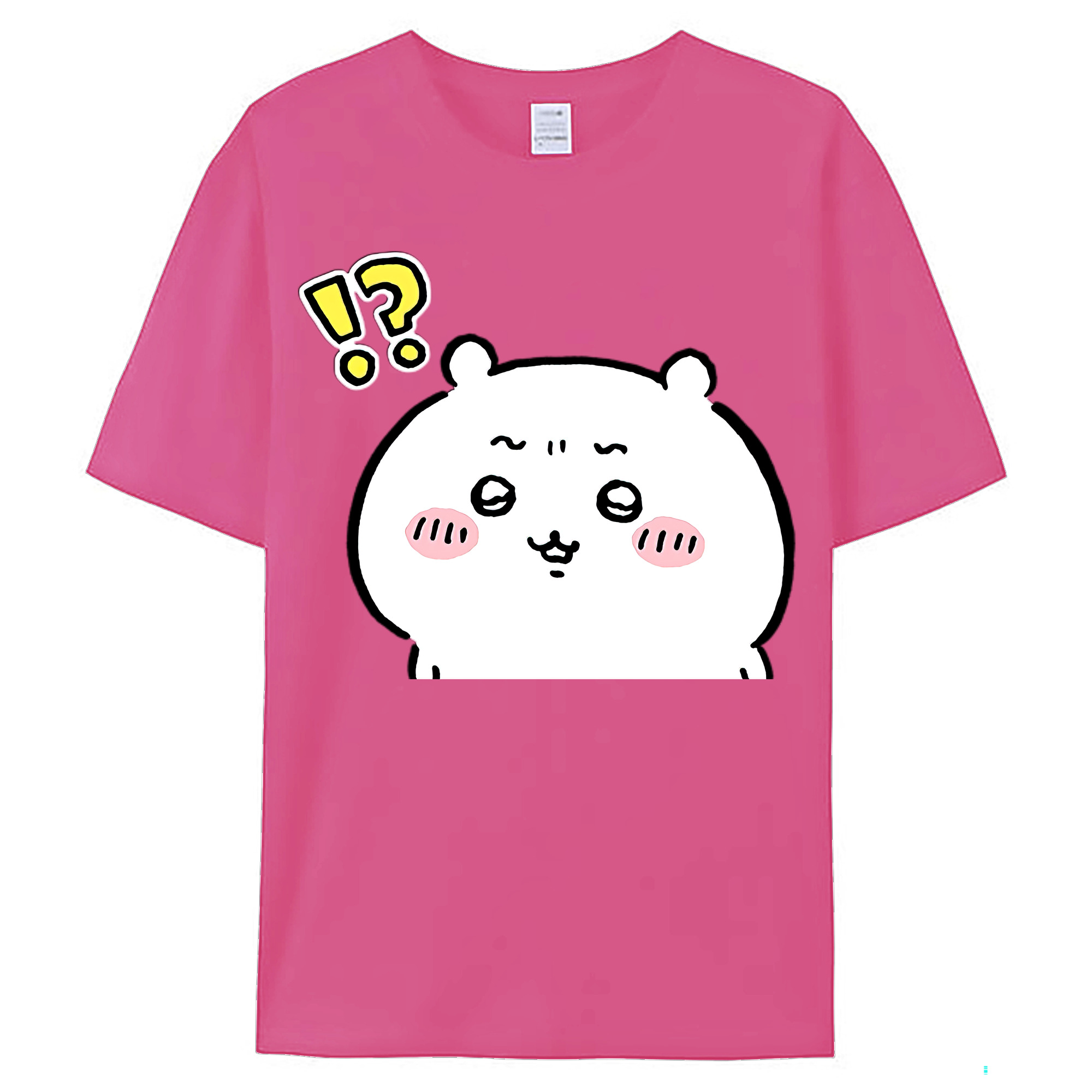 （画像用） ちいかわ ちいかわ Chii-kawa chiikawa レディースカジュアルプリントTシャツ（綿100％）