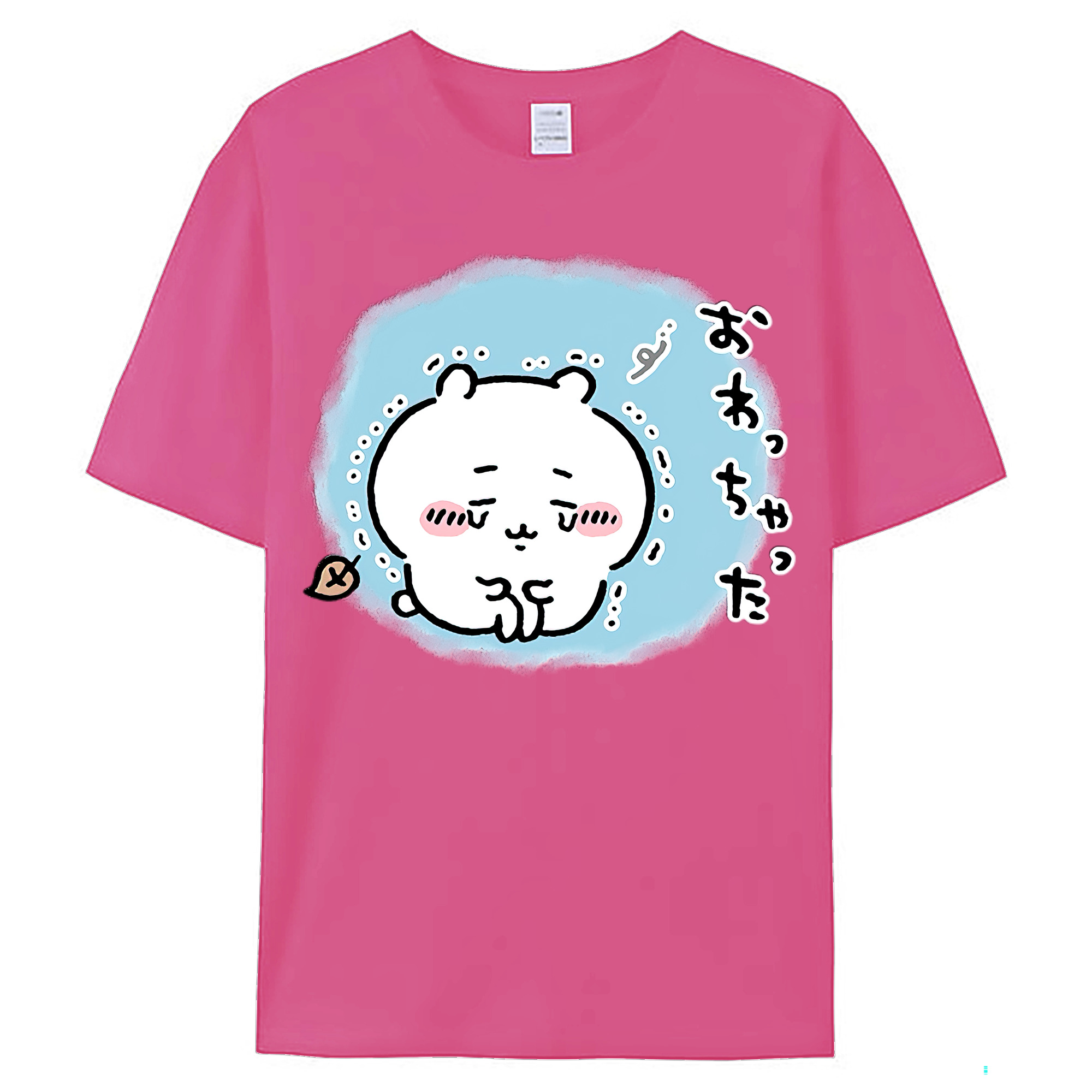 （画像用） ちいかわ ちいかわ Chii-kawa chiikawa レディースカジュアルプリントTシャツ（綿100％）