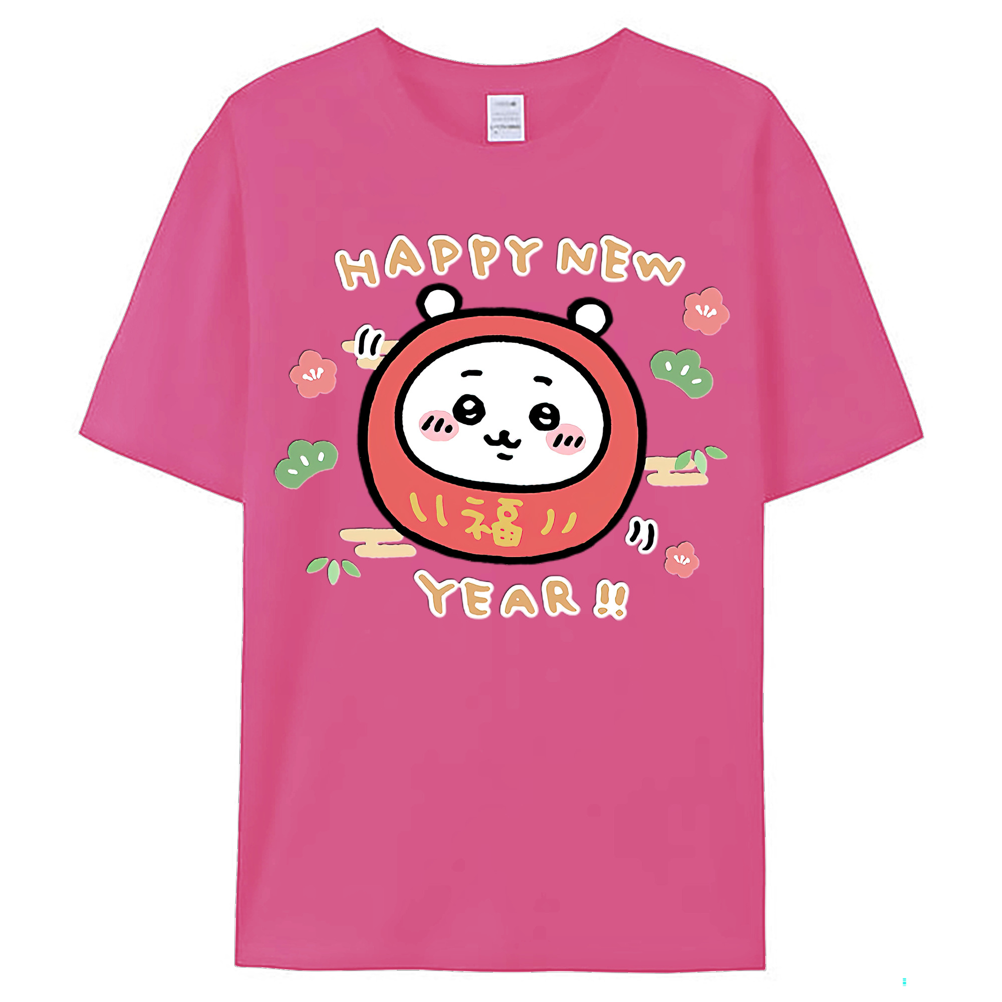 （画像用） ちいかわ ちいかわ Chii-kawa chiikawa レディースカジュアルプリントTシャツ（綿100％）