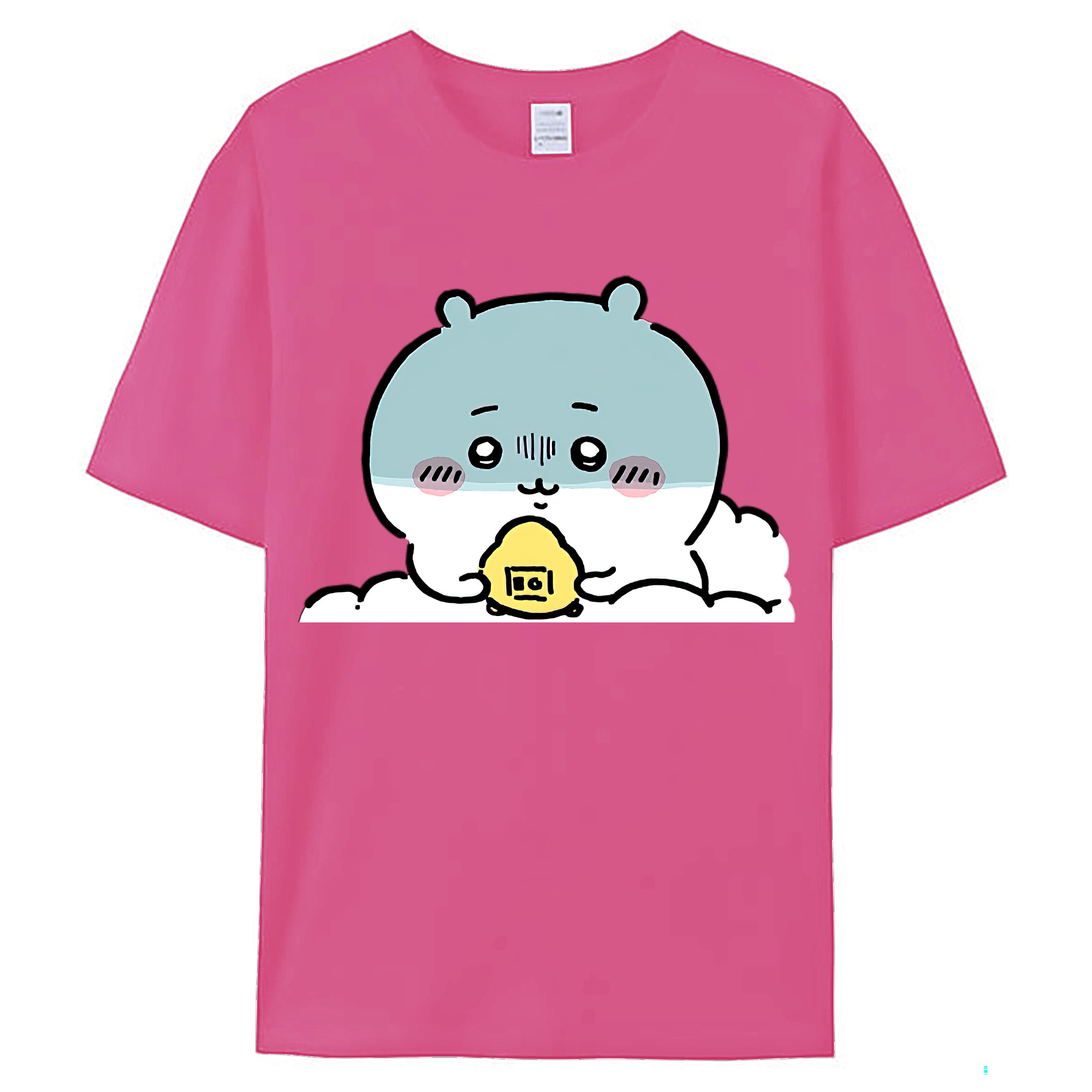 （画像用） ちいかわ ちいかわ Chii-kawa chiikawa レディースカジュアルプリントTシャツ（綿100％）