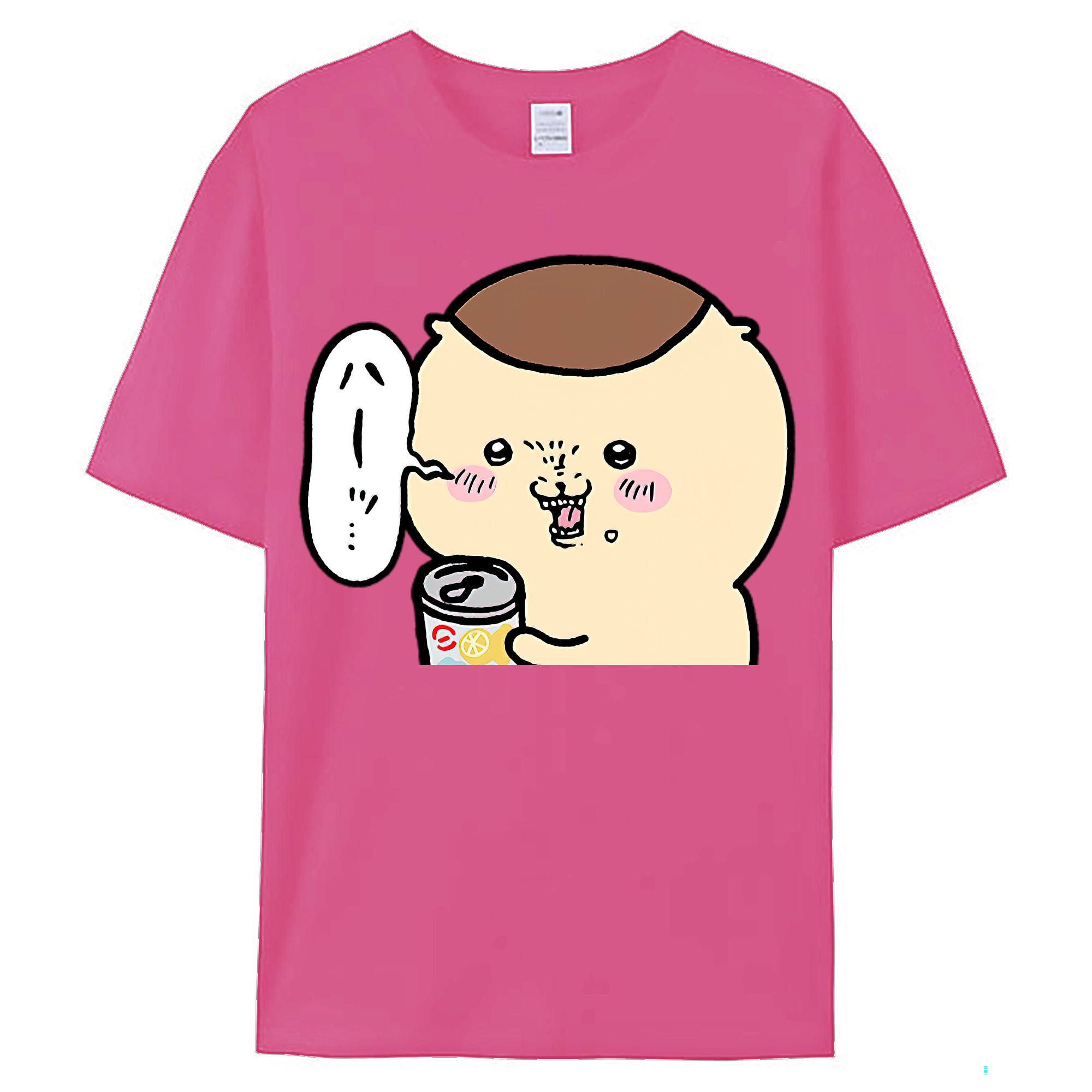 （画像用） ちいかわ くりまんじゅう Chii-kawa kuri manjū レディースカジュアルプリントTシャツ（綿100％）