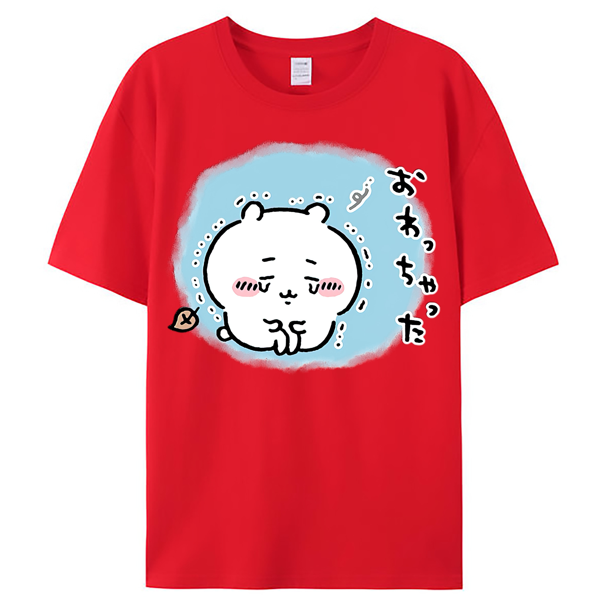 （画像用） ちいかわ ちいかわ Chii-kawa chiikawa レディースカジュアルプリントTシャツ（綿100％）
