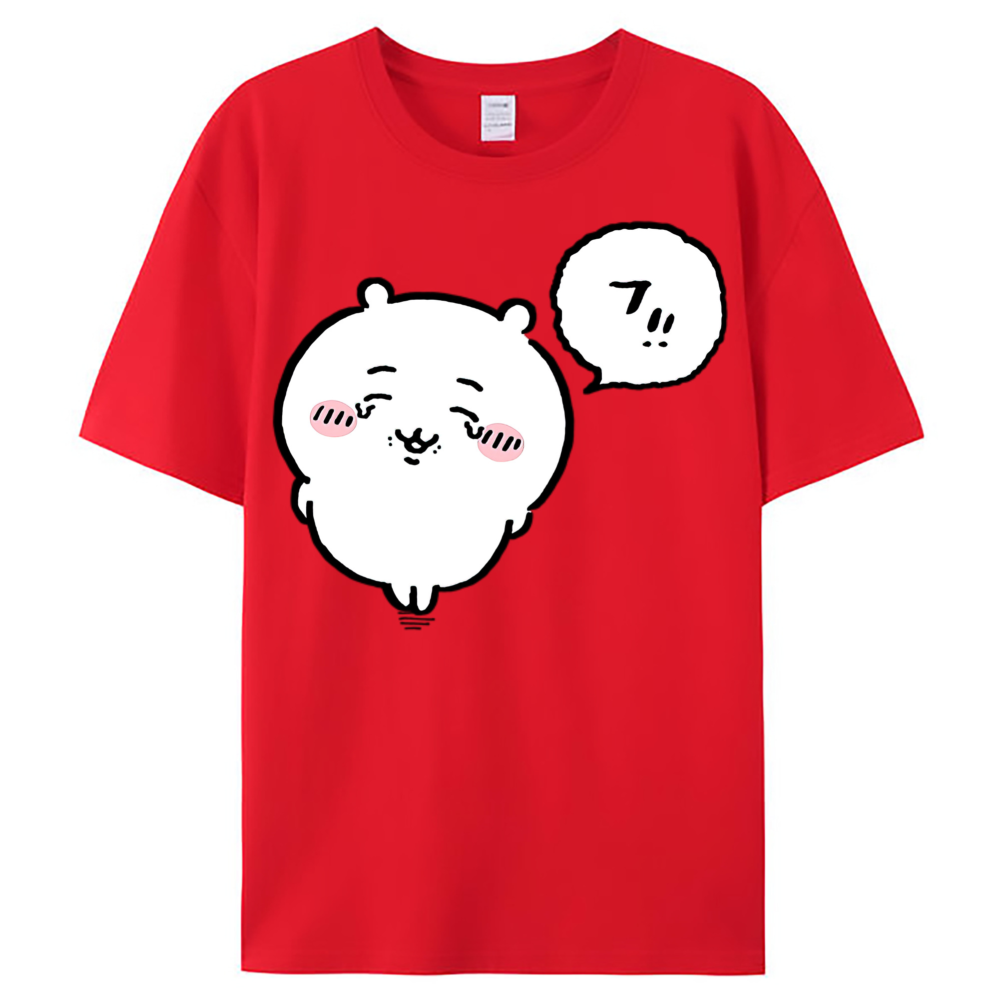（画像用） ちいかわ ちいかわ Chii-kawa chiikawa レディースカジュアルプリントTシャツ（綿100％）