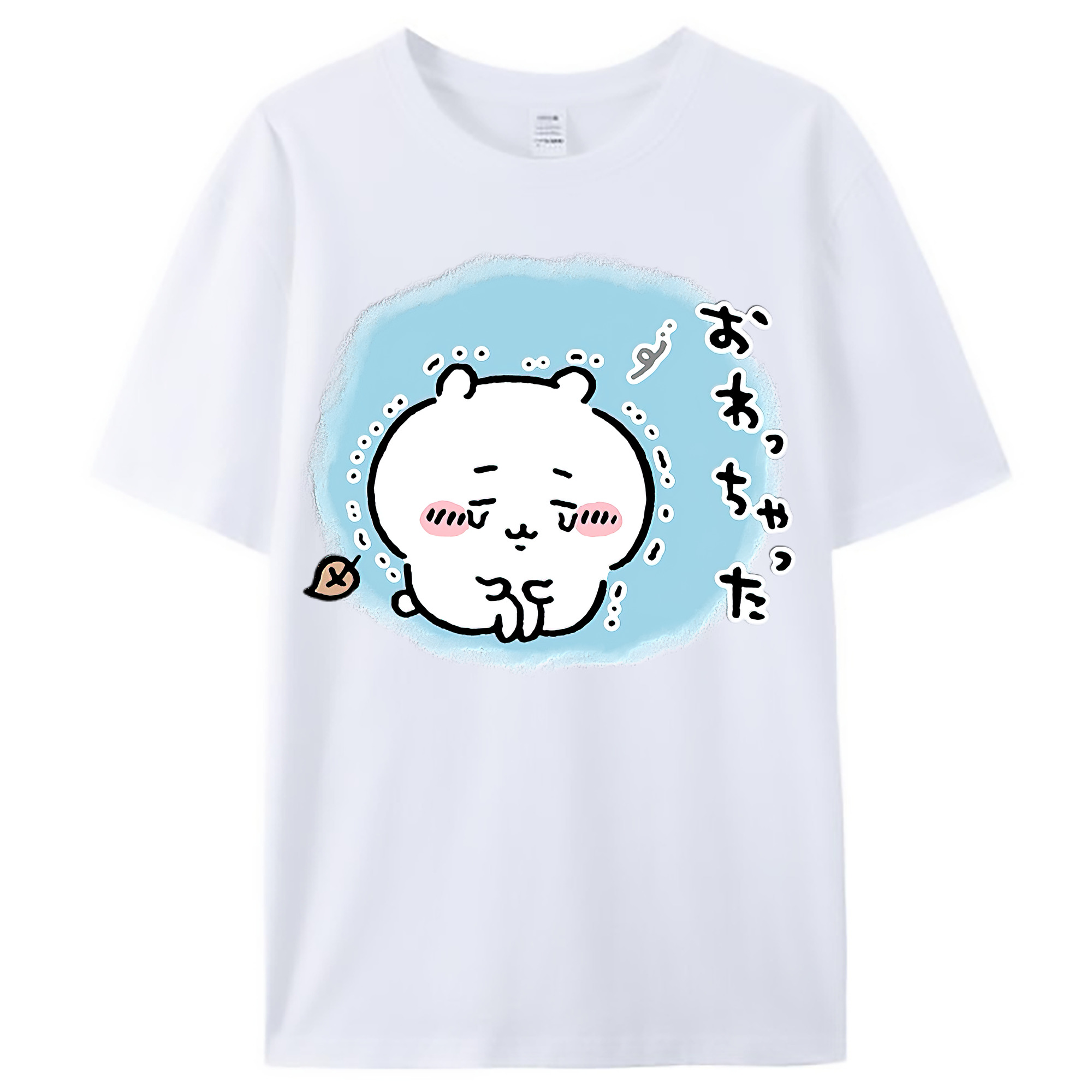 （画像用） ちいかわ ちいかわ Chii-kawa chiikawa レディースカジュアルプリントTシャツ（綿100％）