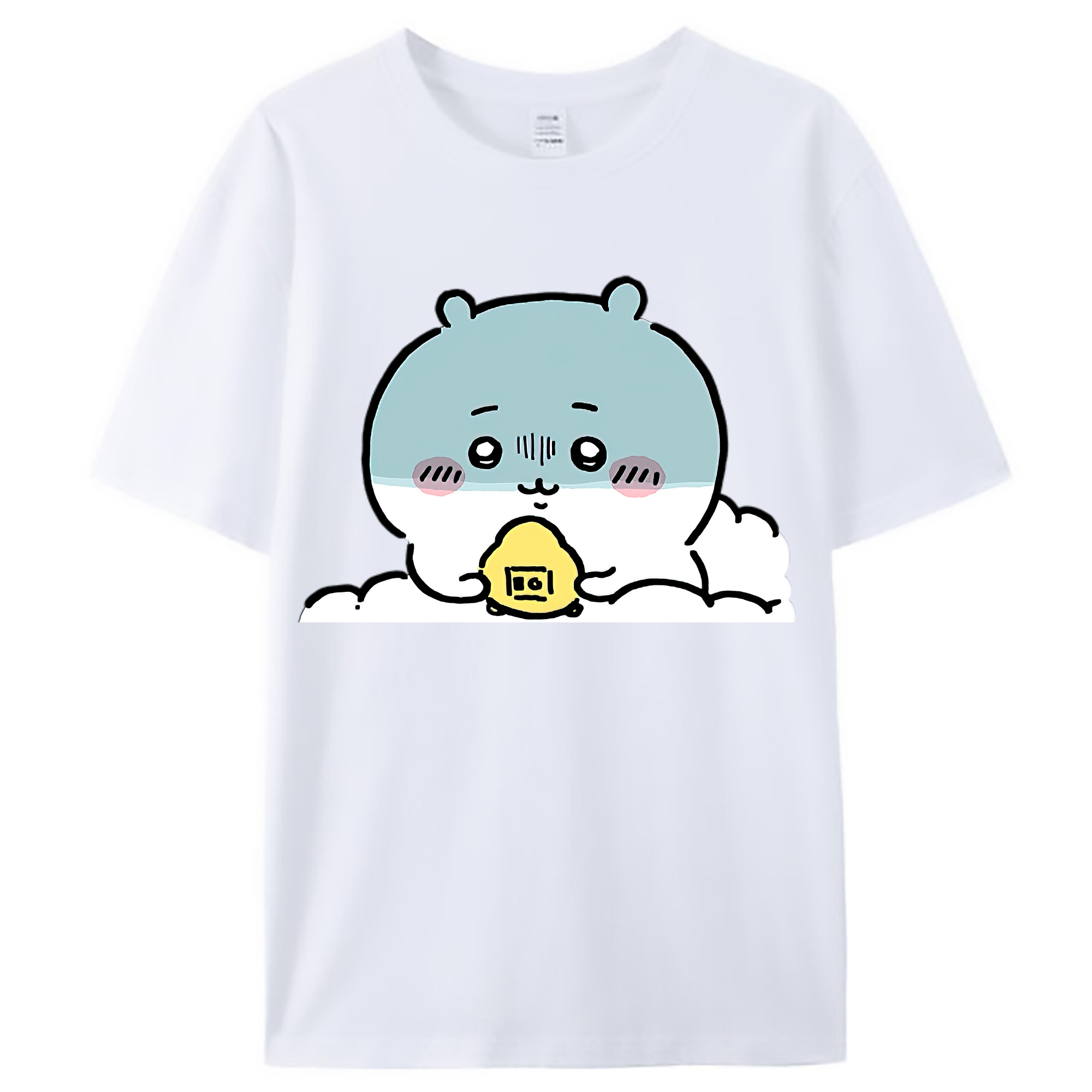 （画像用） ちいかわ ちいかわ Chii-kawa chiikawa レディースカジュアルプリントTシャツ（綿100％）