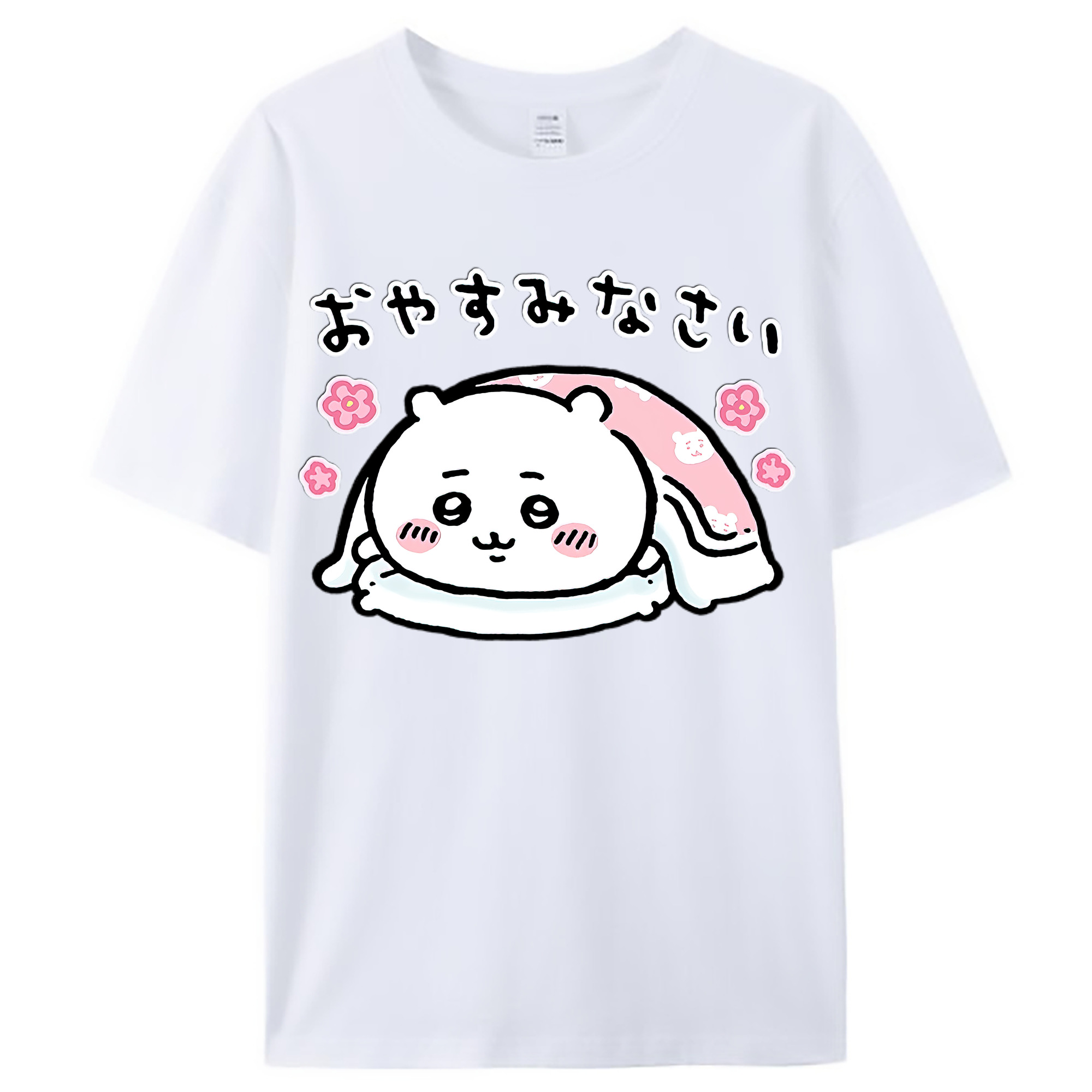 （画像用） ちいかわ ちいかわ Chii-kawa chiikawa レディースカジュアルプリントTシャツ（綿100％）