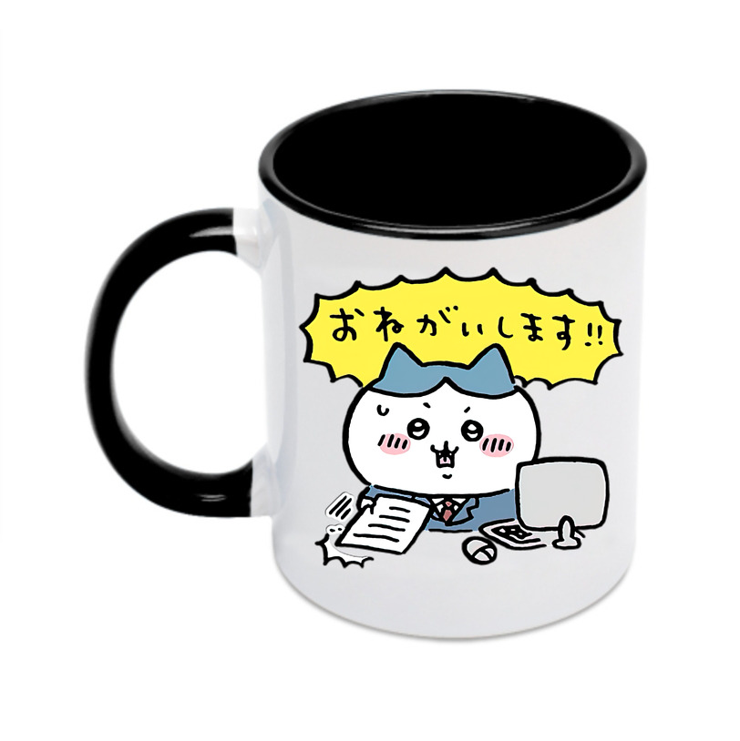 （画像用） ちいかわ ハチワレ Chii-kawa hachiware カラーマグカップ