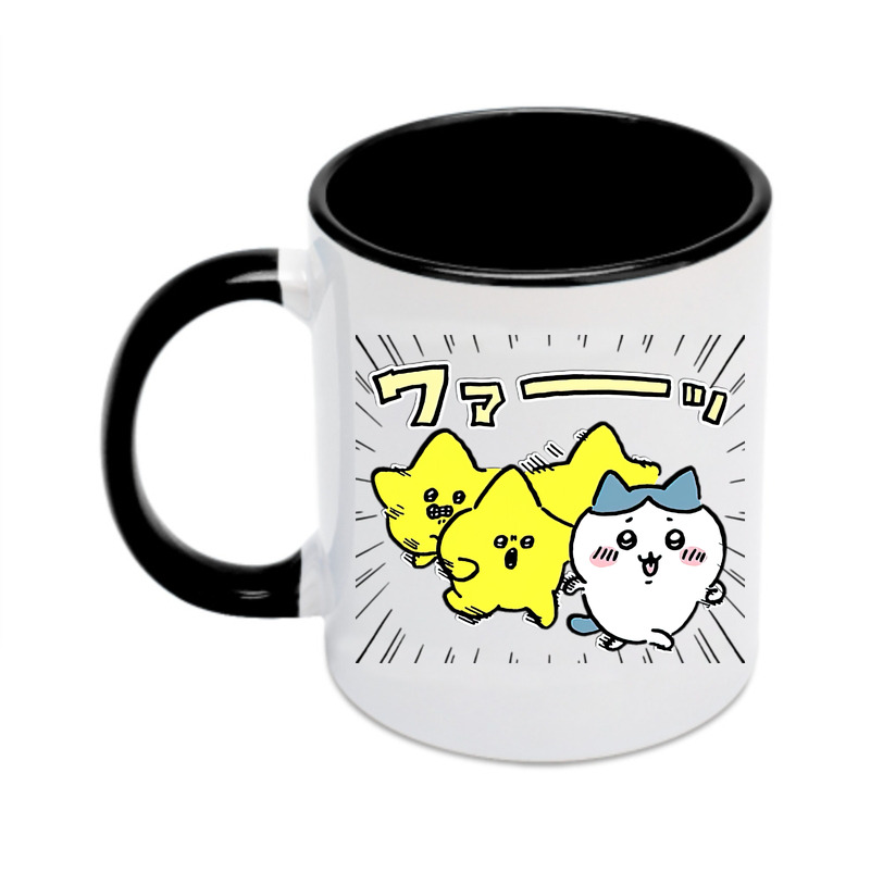 （画像用） ちいかわ 流れ星 Chii-kawa Shooting star カラーマグカップ
