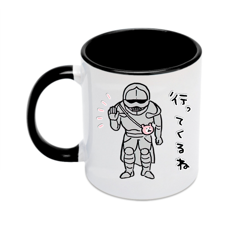 （画像用） ちいかわ 労働の鎧さん Chii-kawa Mr. Armor of Labor カラーマグカップ