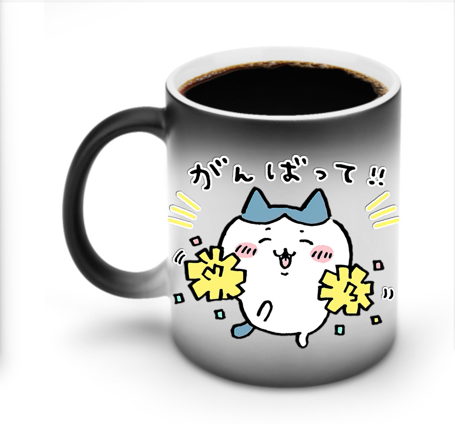 （画像用） ちいかわ ハチワレ Chii-kawa hachiware 温度変色マグカップ