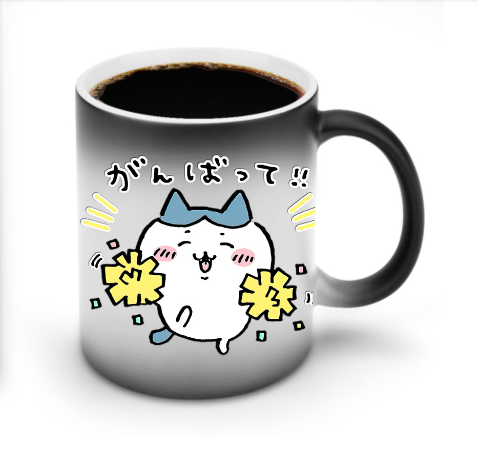 （画像用） ちいかわ ハチワレ Chii-kawa hachiware 温度変色マグカップ