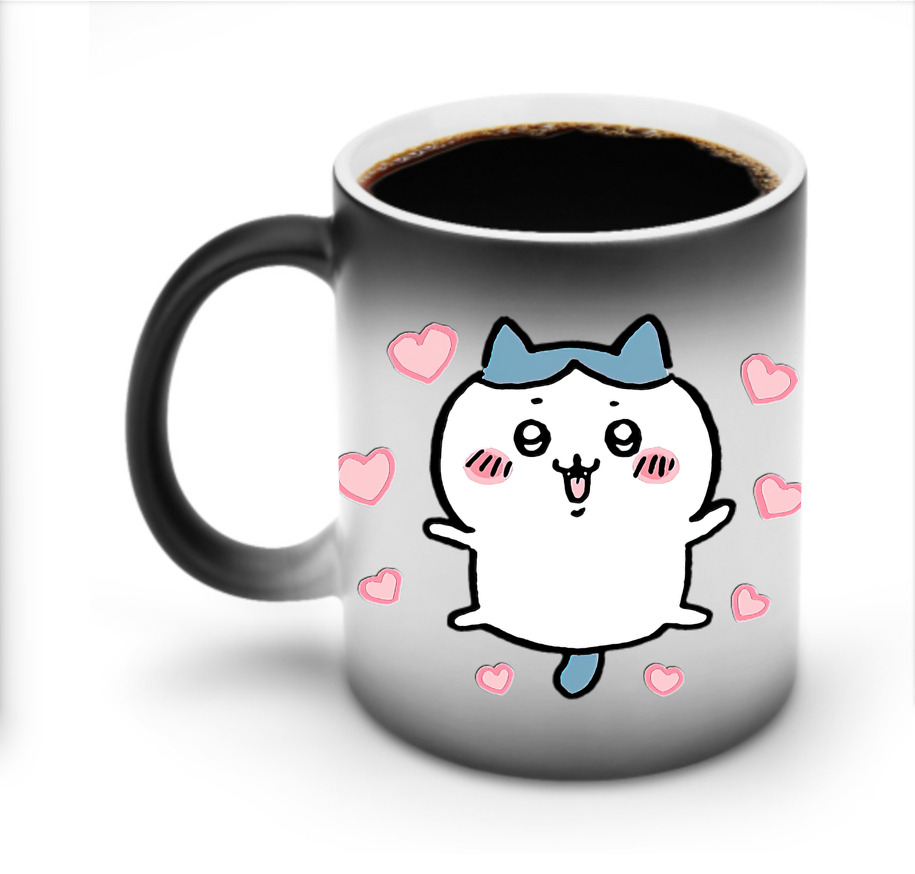 （画像用） ちいかわ ハチワレ Chii-kawa hachiware 温度変色マグカップ