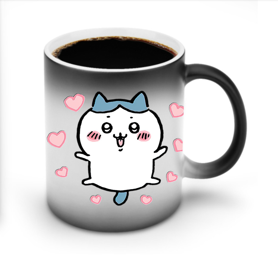 （画像用） ちいかわ ハチワレ Chii-kawa hachiware 温度変色マグカップ