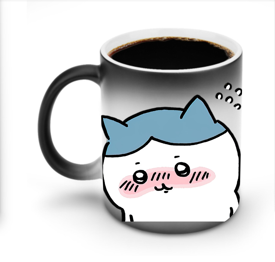 （画像用） ちいかわ ハチワレ Chii-kawa hachiware 温度変色マグカップ
