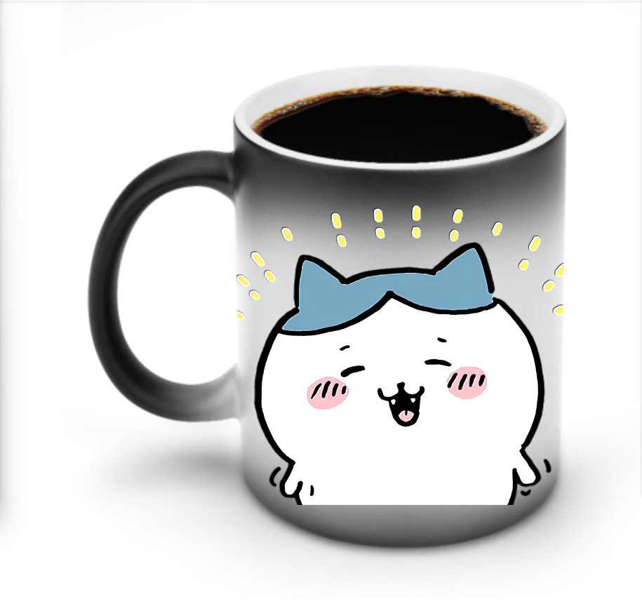 （画像用） ちいかわ ハチワレ Chii-kawa hachiware 温度変色マグカップ