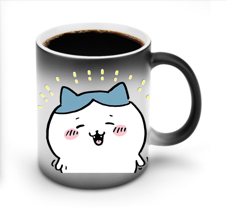 （画像用） ちいかわ ハチワレ Chii-kawa hachiware 温度変色マグカップ