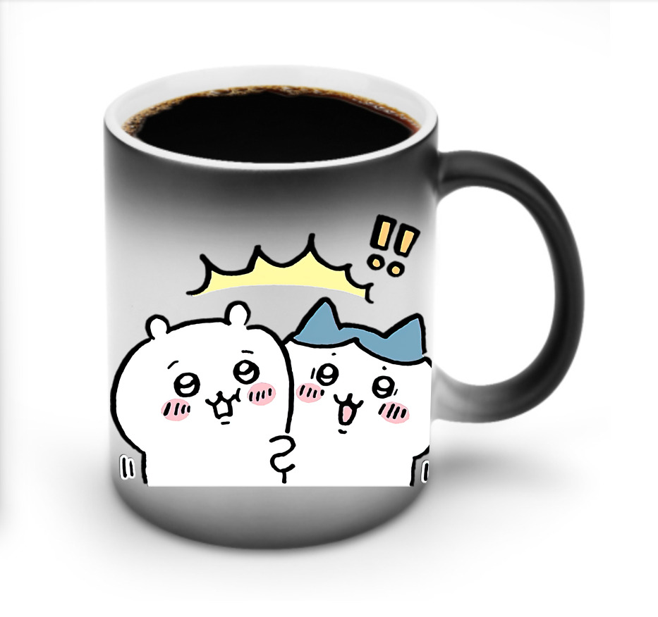 （画像用） ちいかわ ハチワレ Chii-kawa hachiware 温度変色マグカップ