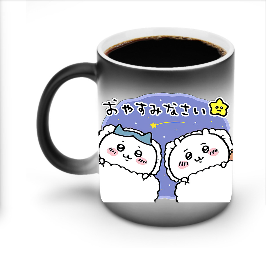 （画像用） ちいかわ ハチワレ Chii-kawa hachiware 温度変色マグカップ