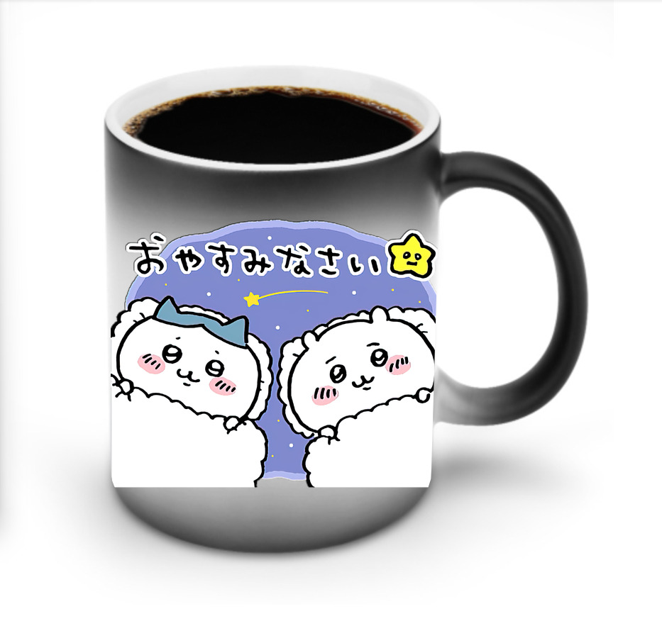 （画像用） ちいかわ ハチワレ Chii-kawa hachiware 温度変色マグカップ