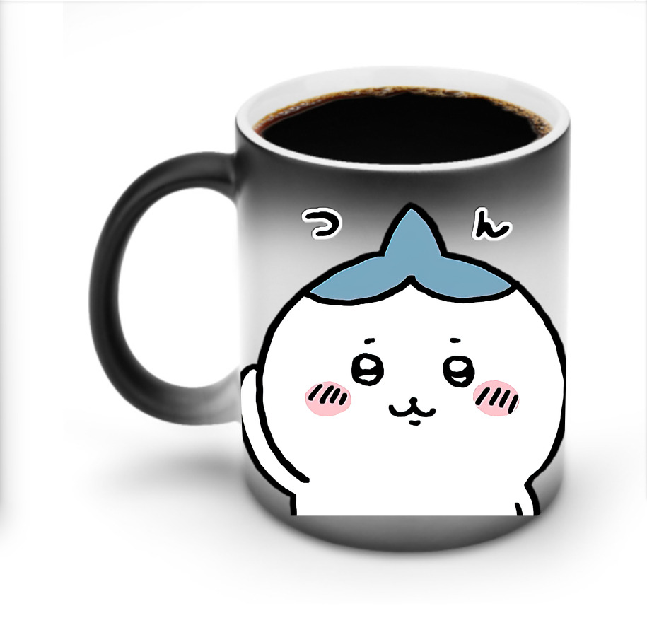 （画像用） ちいかわ ハチワレ Chii-kawa hachiware 温度変色マグカップ